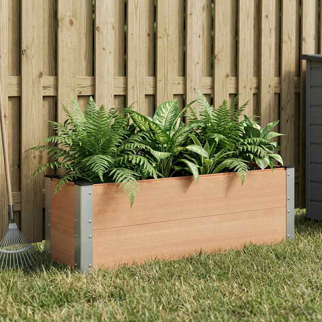 Letto rialzato da giardino Marrone 100 x 30 x 72 cm