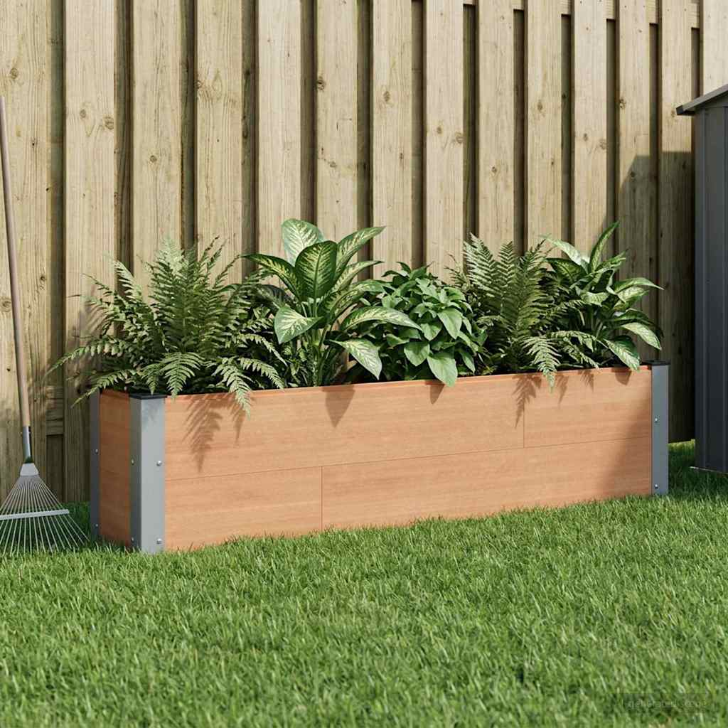 Letto rialzato da giardino Marrone 150 x 30 x 36 cm