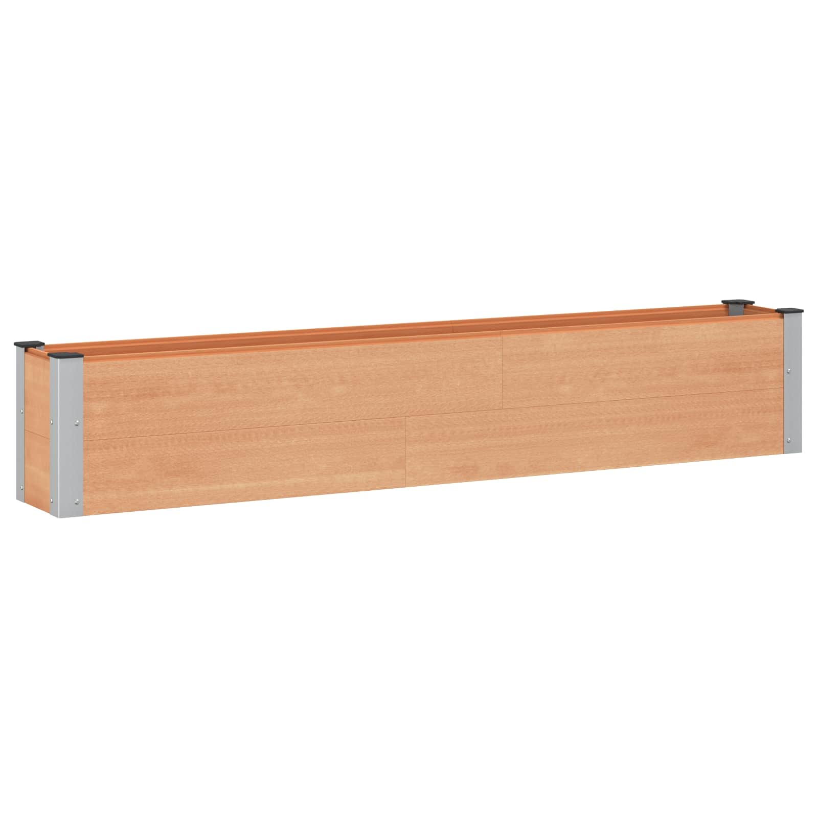 Letto rialzato da giardino Marrone 200 x 30 x 36 cm