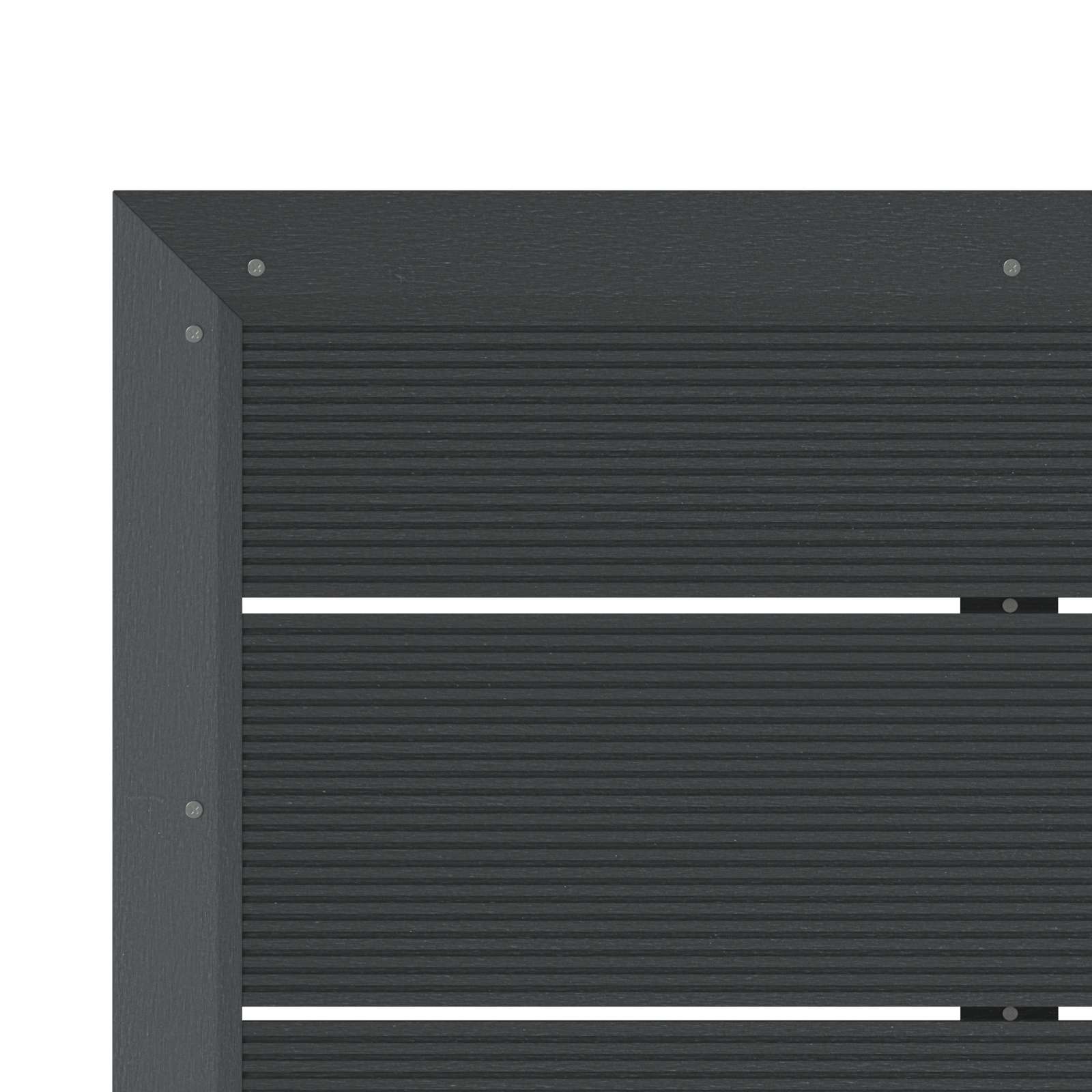Piastra base per doccia WPC Nero 101 x 63 x 5,5 cm