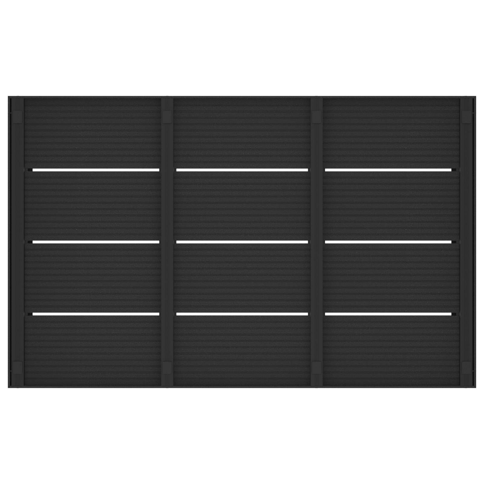 Piastra base per doccia WPC Nero 101 x 63 x 5,5 cm