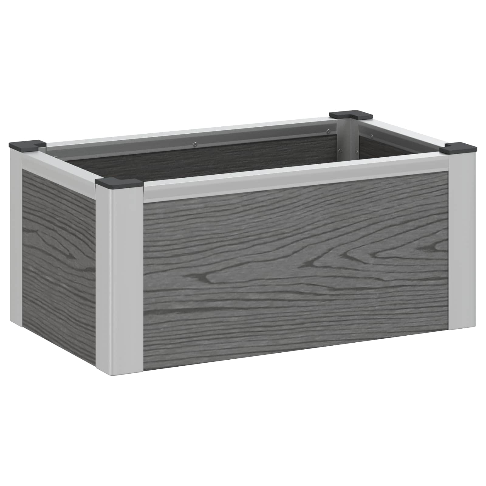 Letto rialzato da giardino Grigio 50 x 30 x 22 cm