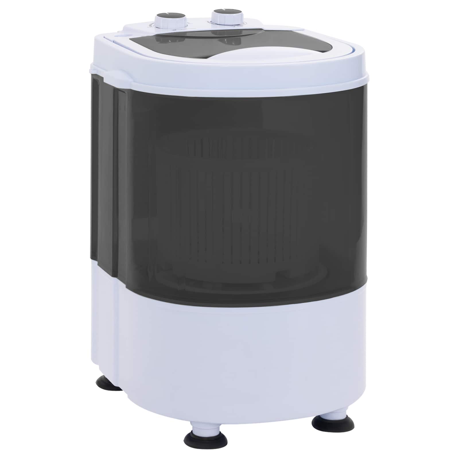 Mini lavatrice con vasca singola 2,6 kg Nero e Bianco