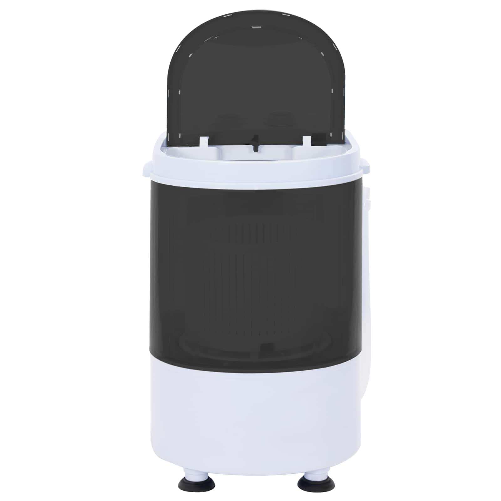 Mini lavatrice con vasca singola 2,6 kg Nero e Bianco