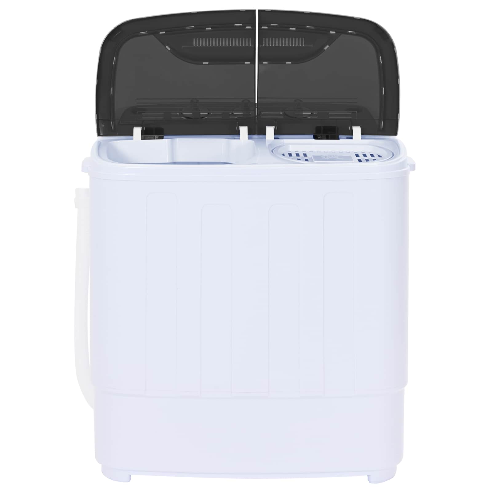 Mini lavatrice con doppio tubo 3,6 kg Nero e Bianco