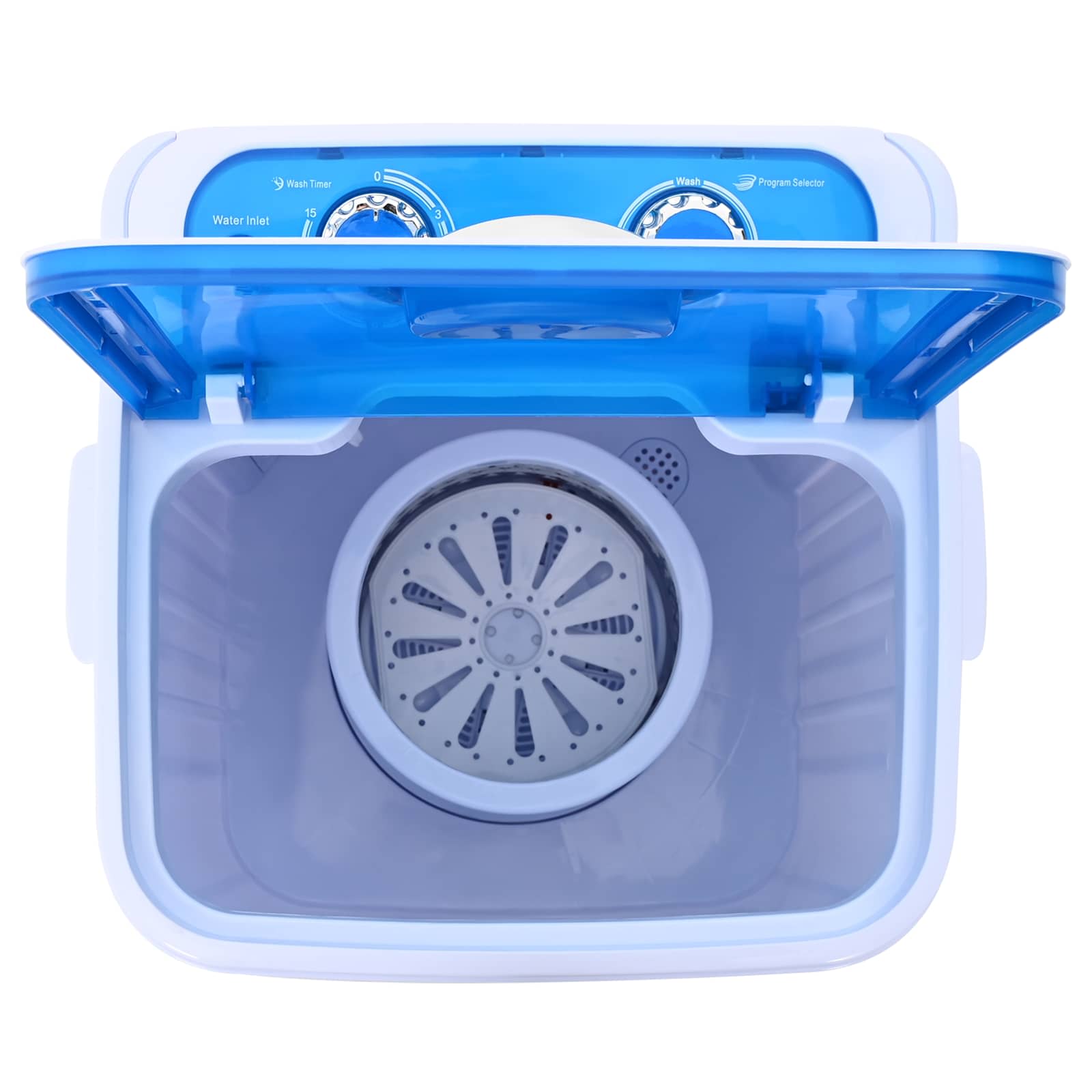 Mini lavatrice con vasca singola 4,6 kg Blu e Bianco