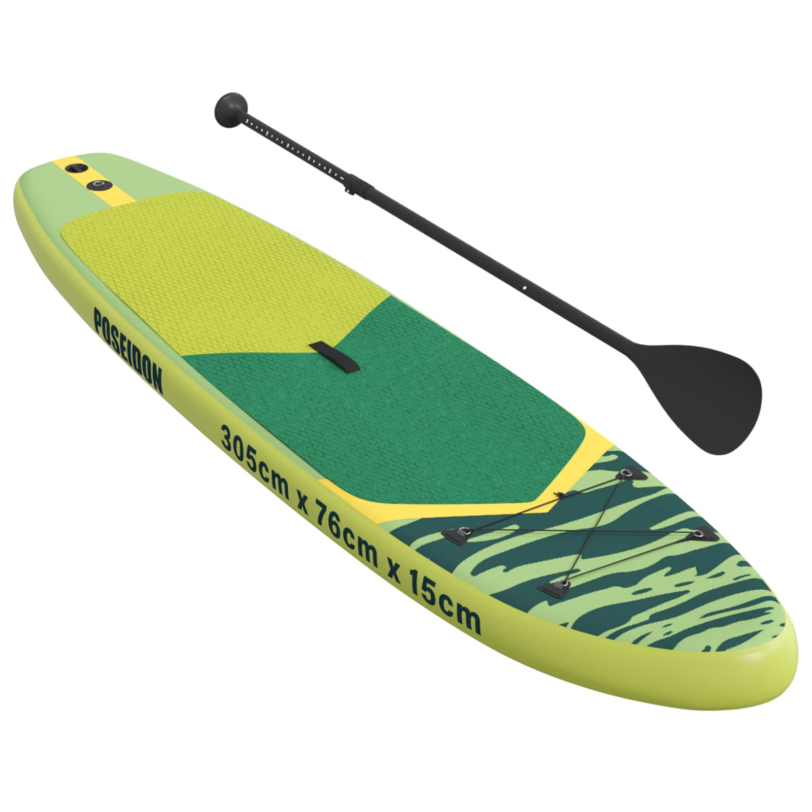 Tavola da Paddle Gonfiabile POSEIDON 305 x 76 x 15 cm Verde