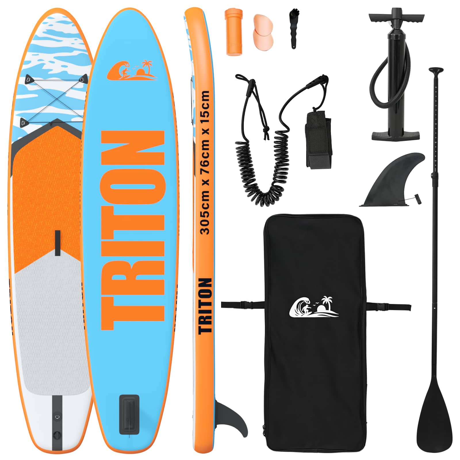 Sup gonfiabile TRITON 305 x 76 x 15 cm Blu