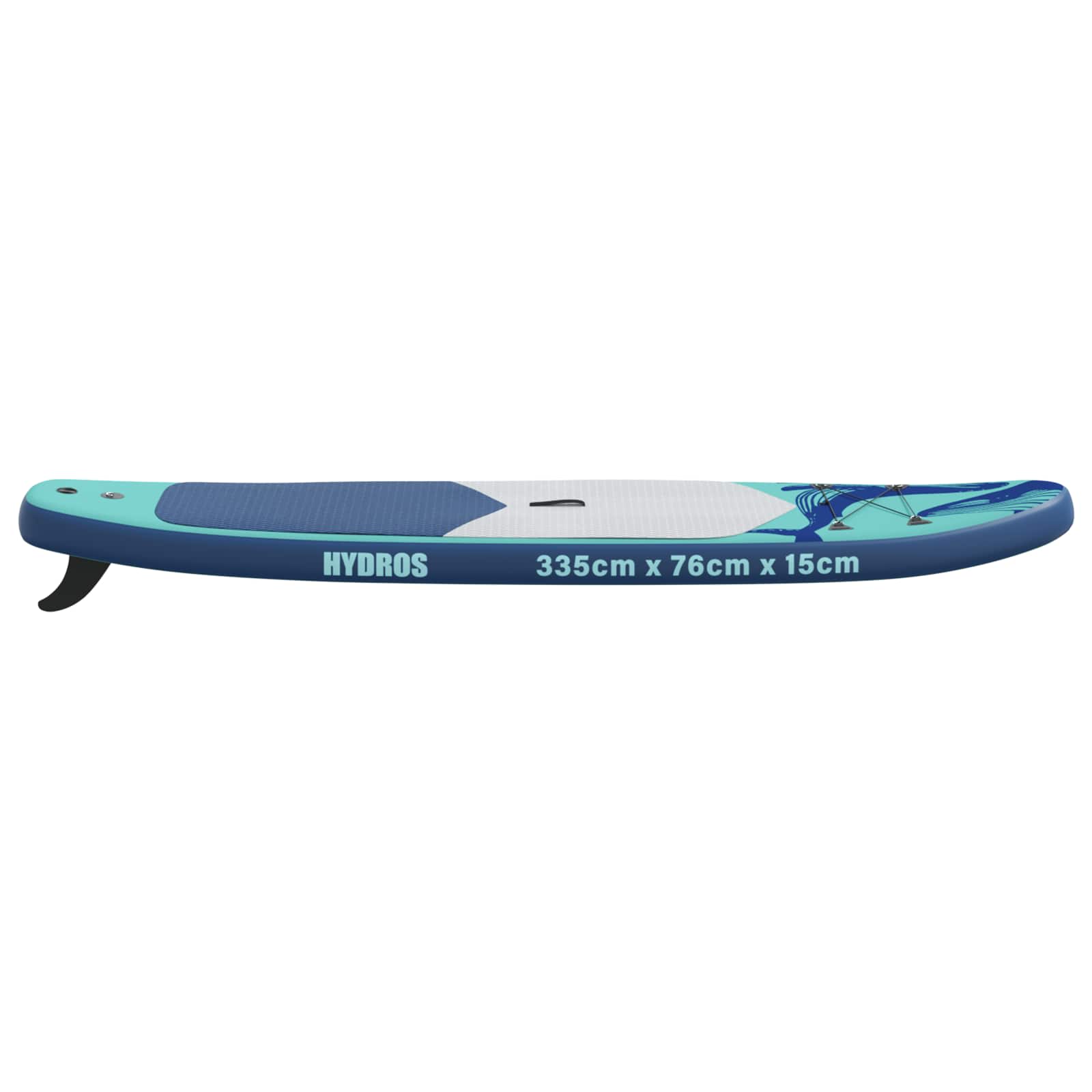 Tavola da Paddle Gonfiabile HYDROS 335 x 76 x 15 cm Turchese