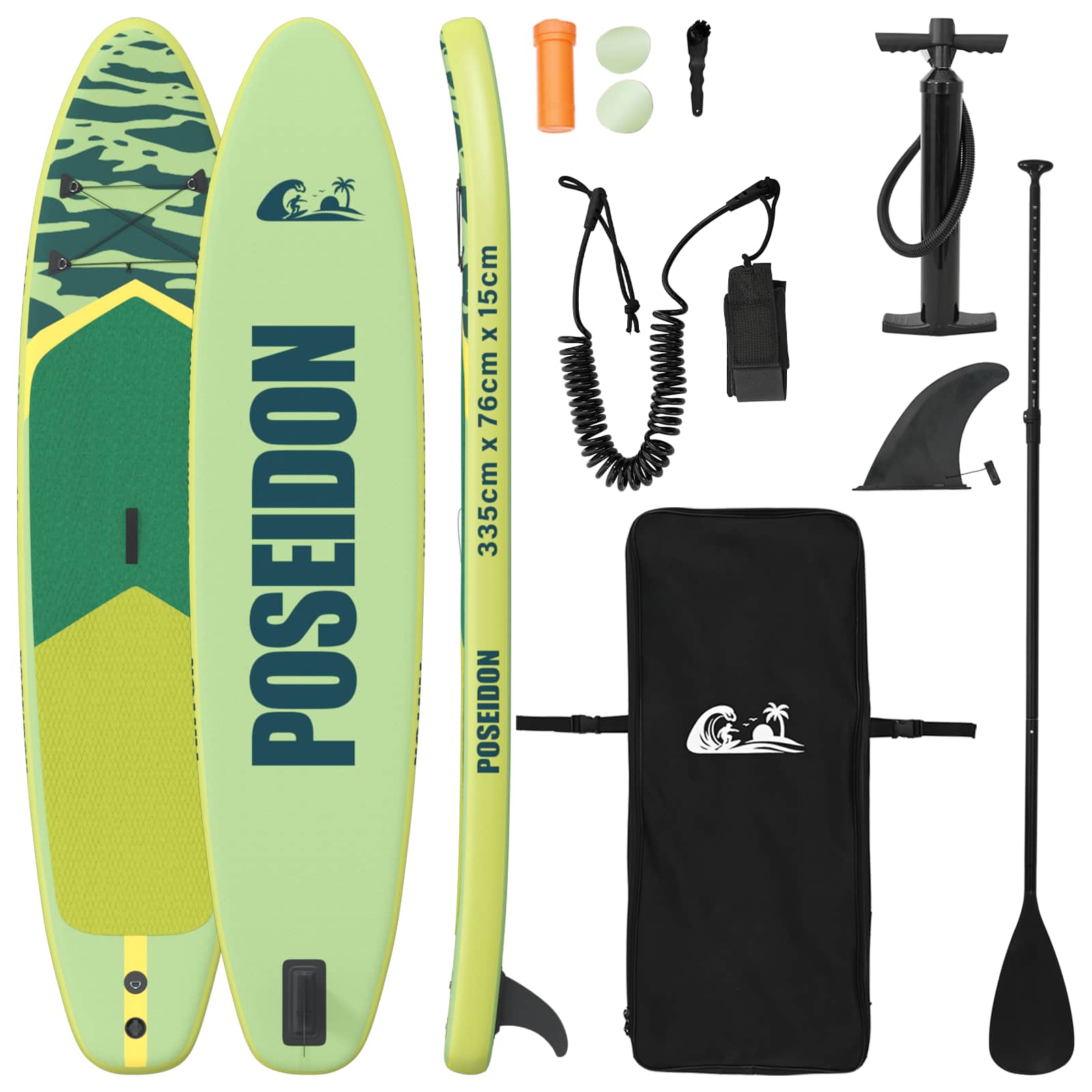 Tavola da Paddle Gonfiabile POSEIDON 335 x 76 x 15 cm
