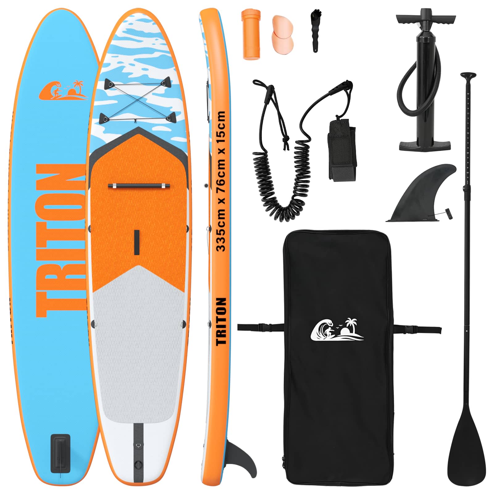 Sup gonfiabile TRITON 335 x 76 x 15 cm Blu