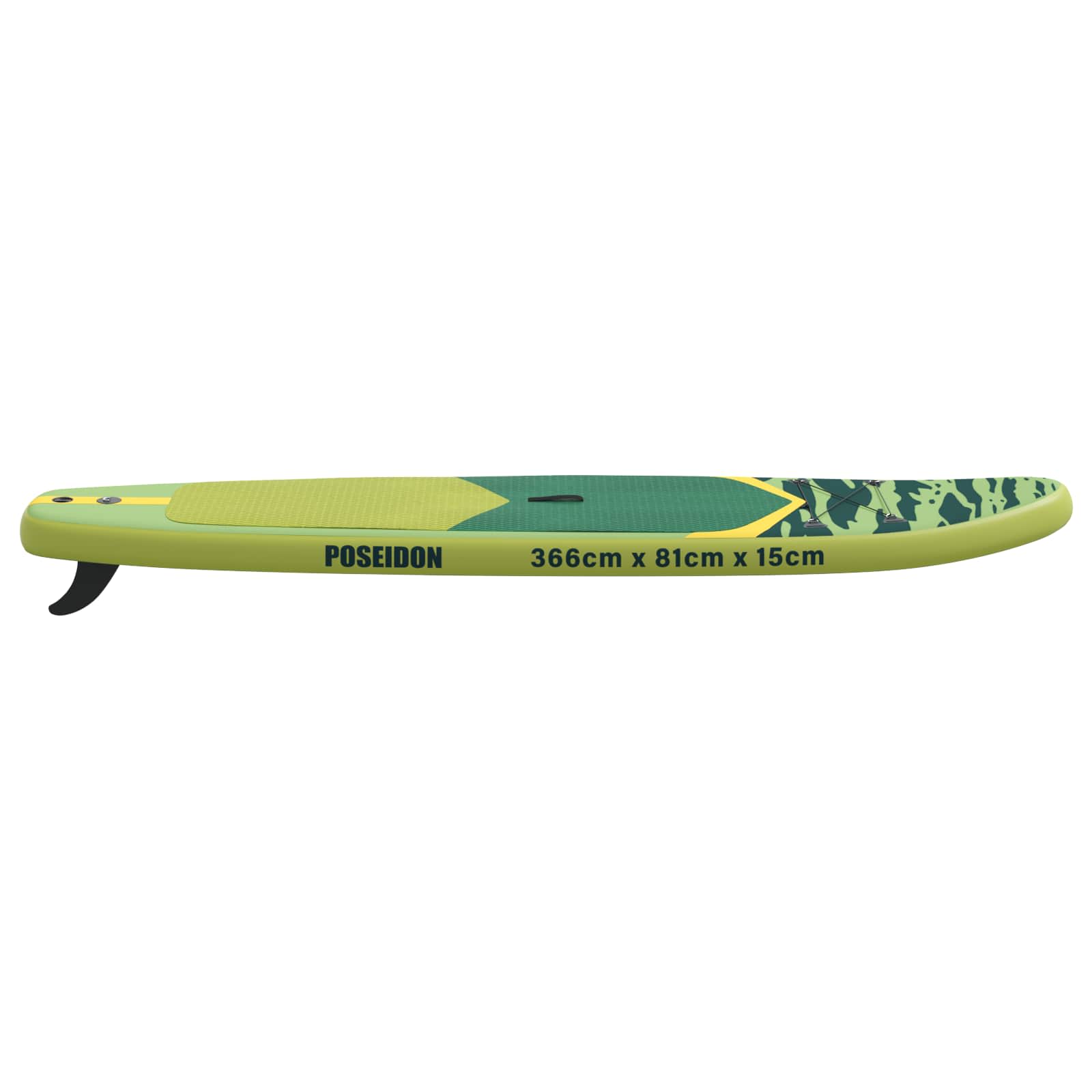 Tavola da Paddle Gonfiabile POSEIDON 366 x 81 x 15 cm Verde