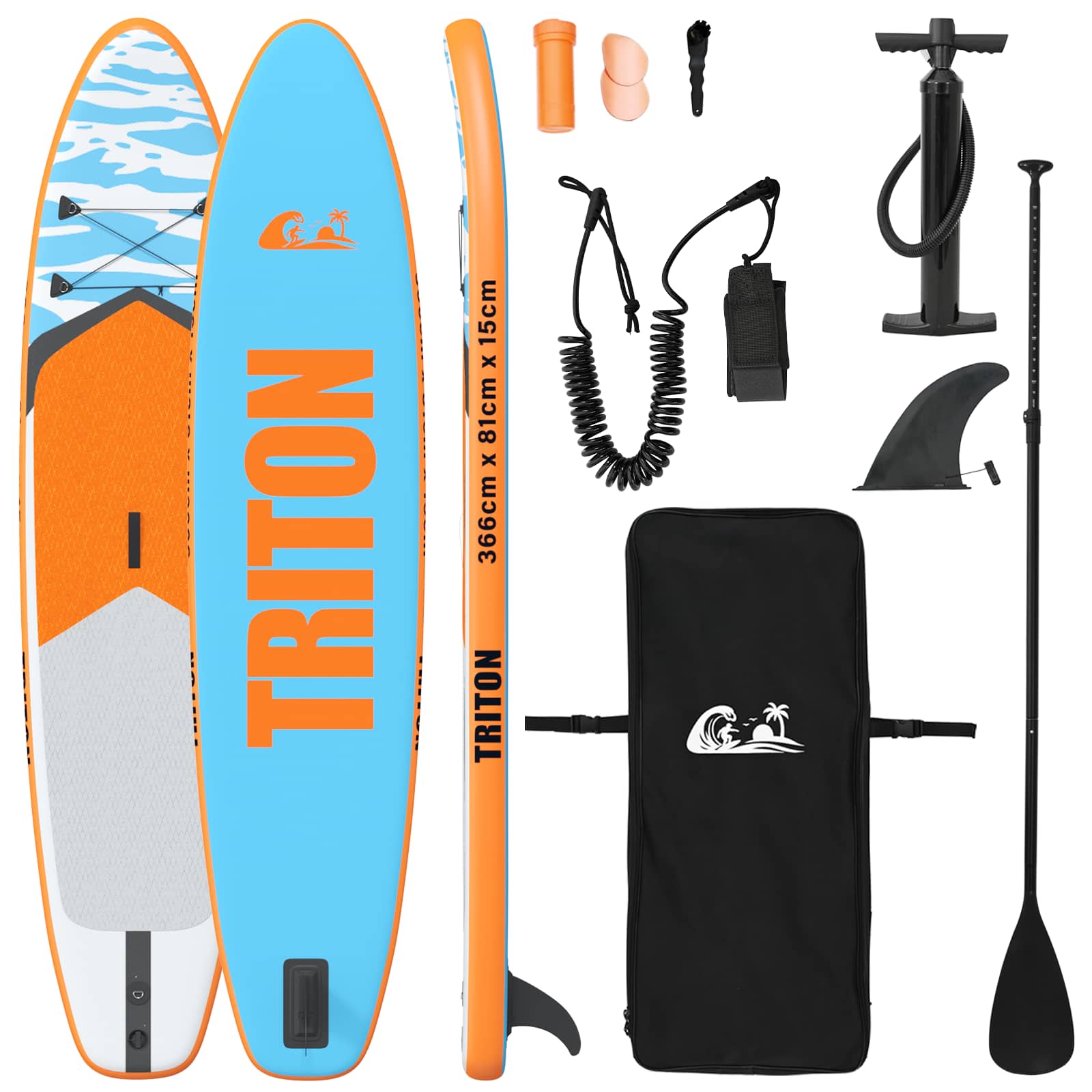Sup gonfiabile TRITON 366 x 81 x 15 cm Blu