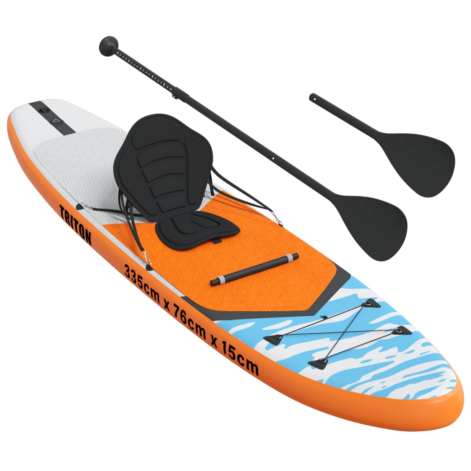 SUP Board con Seggiolino 2-in-1 TRITON 335 x 76 x 15 cm Blu