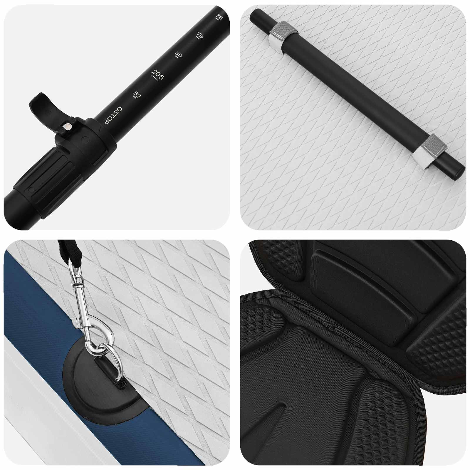 SUP Board con Seggiolino 2-in-1 APEX 335 x 76 x 15 cm Blu