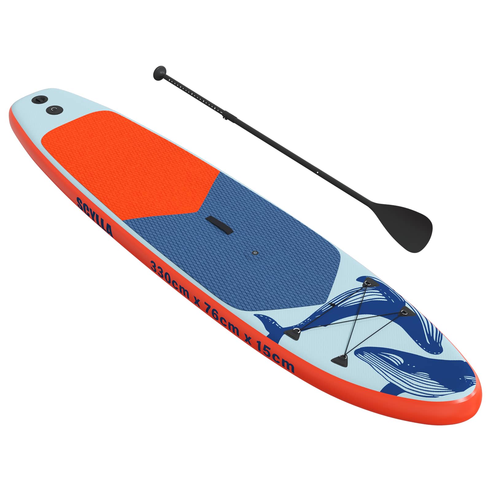 SUP gonfiabile con vela SCYLLA 330 x 76 x 15 cm Blu