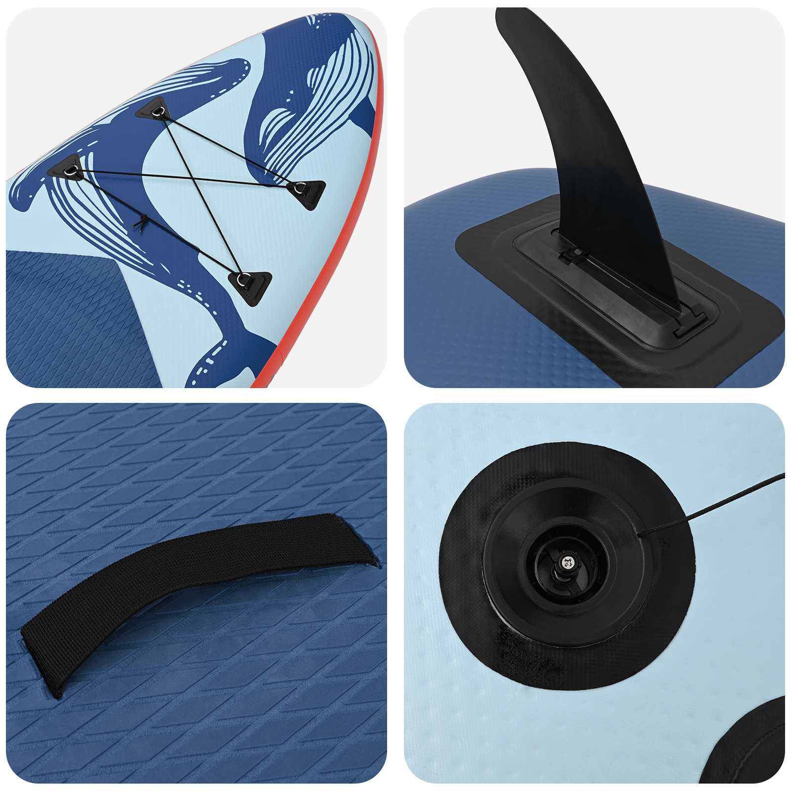 SUP gonfiabile con vela SCYLLA 330 x 76 x 15 cm Blu