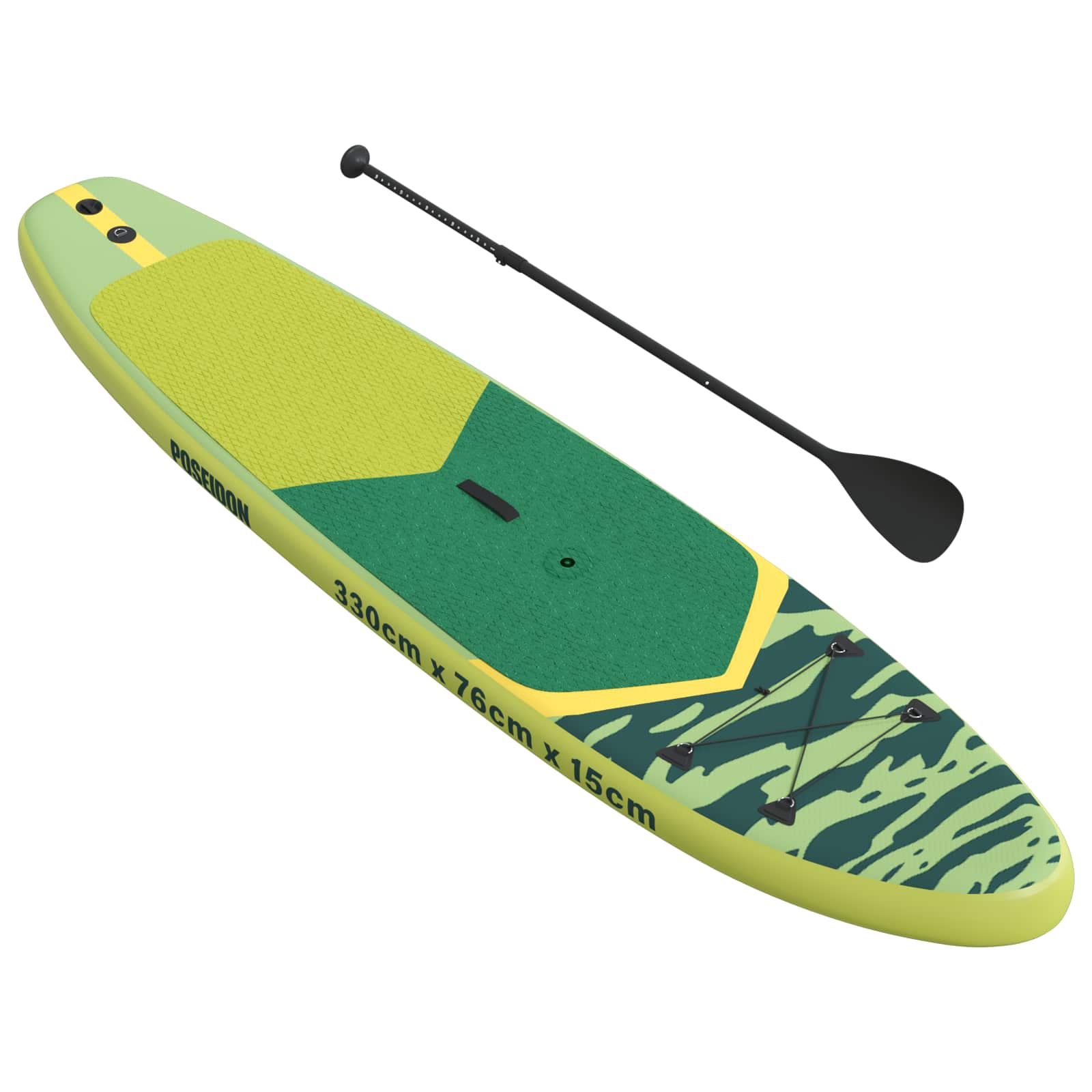 SUP gonfiabile con vela POSEIDON 330 x 76 x 15 cm Verde