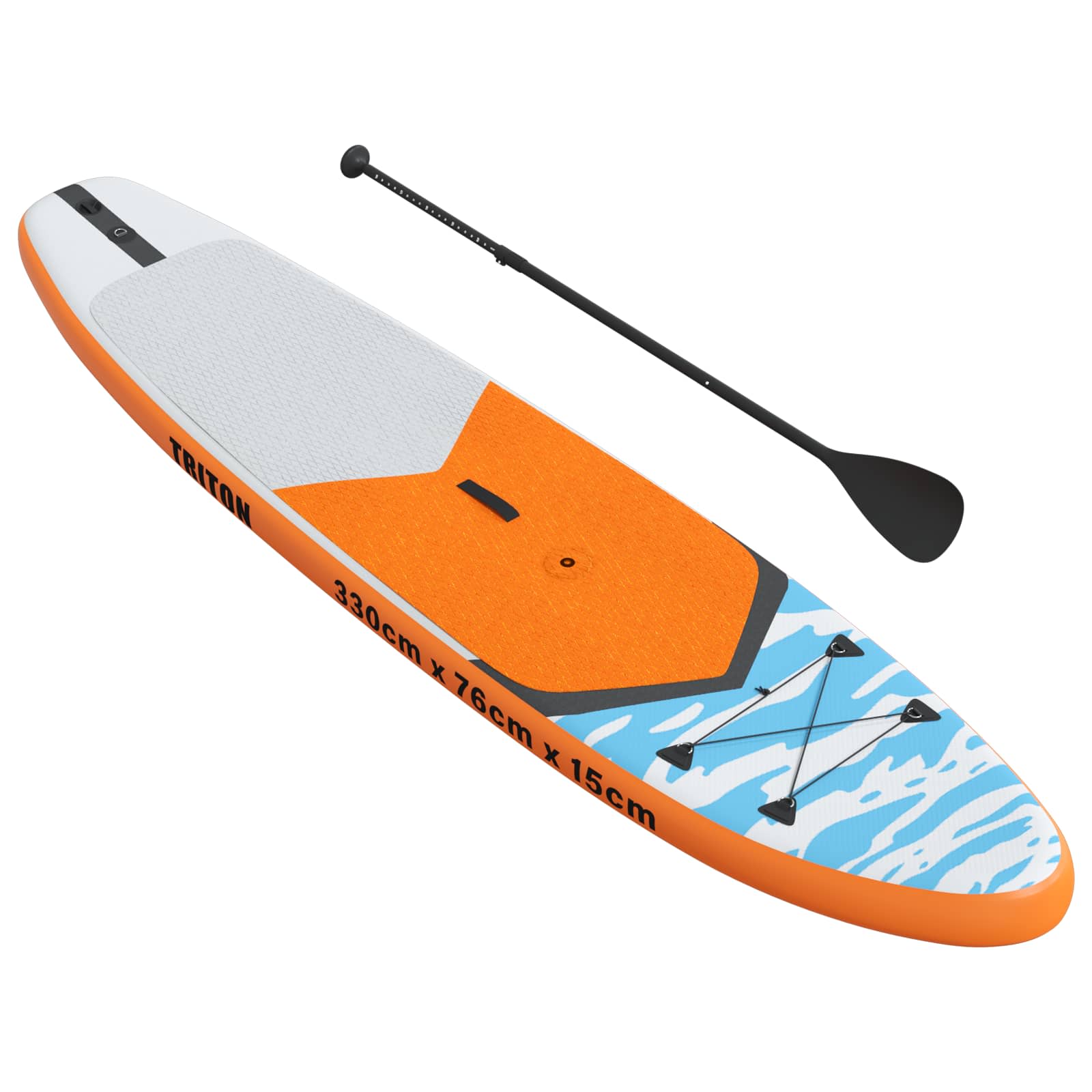 SUP gonfiabile con vela TRITON 330 x 76 x 15 cm Blu