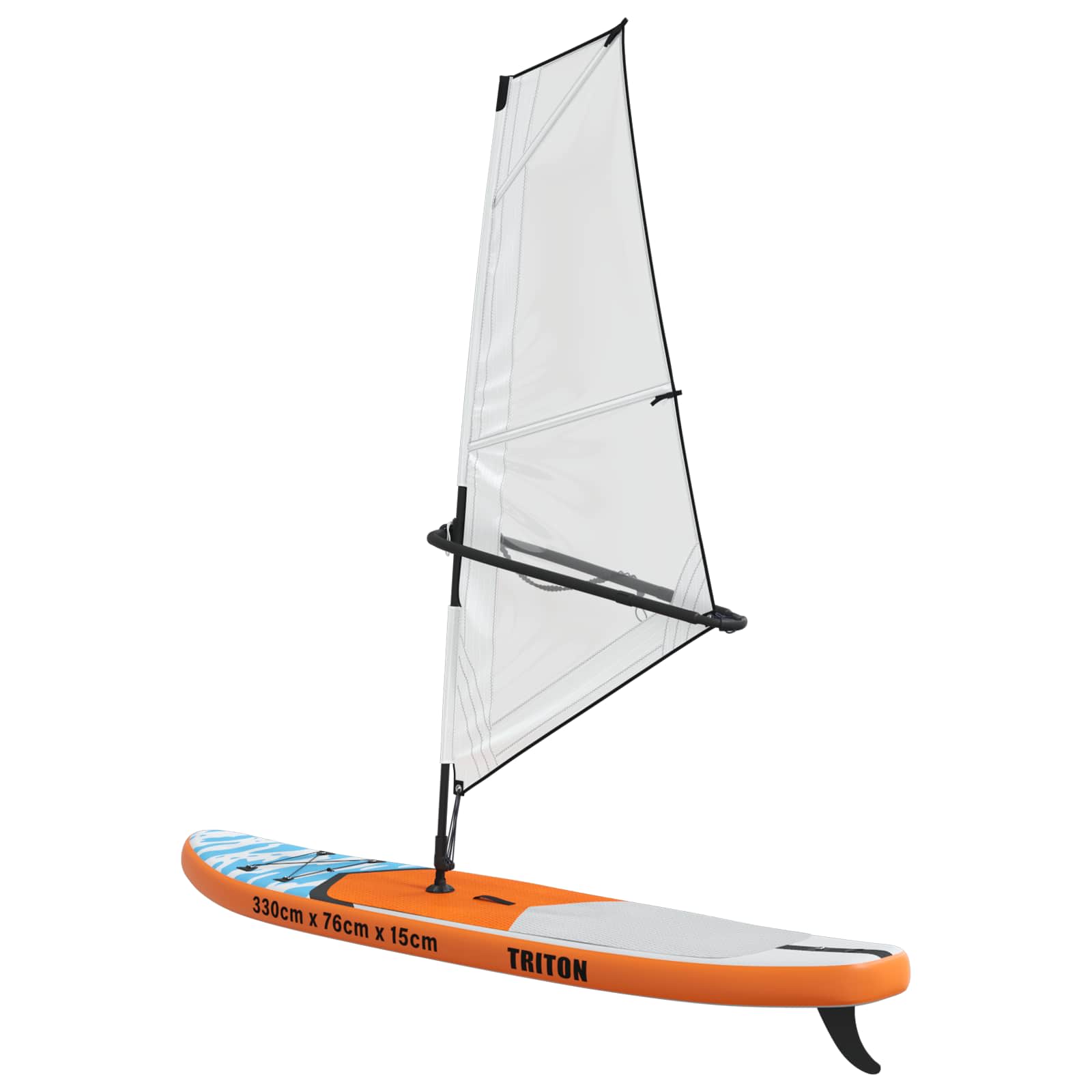 SUP gonfiabile con vela TRITON 330 x 76 x 15 cm Blu