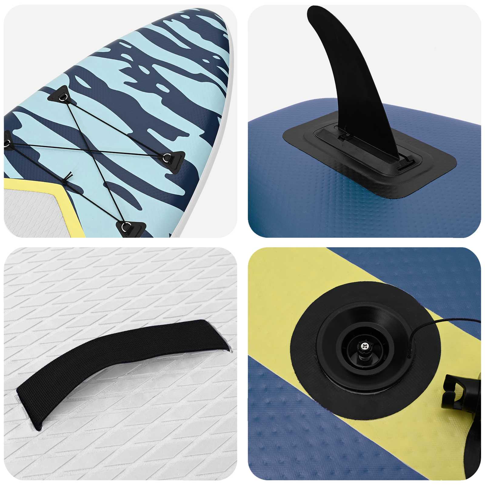 SUP gonfiabile con vela APEX 330 x 76 x 15 cm Blu