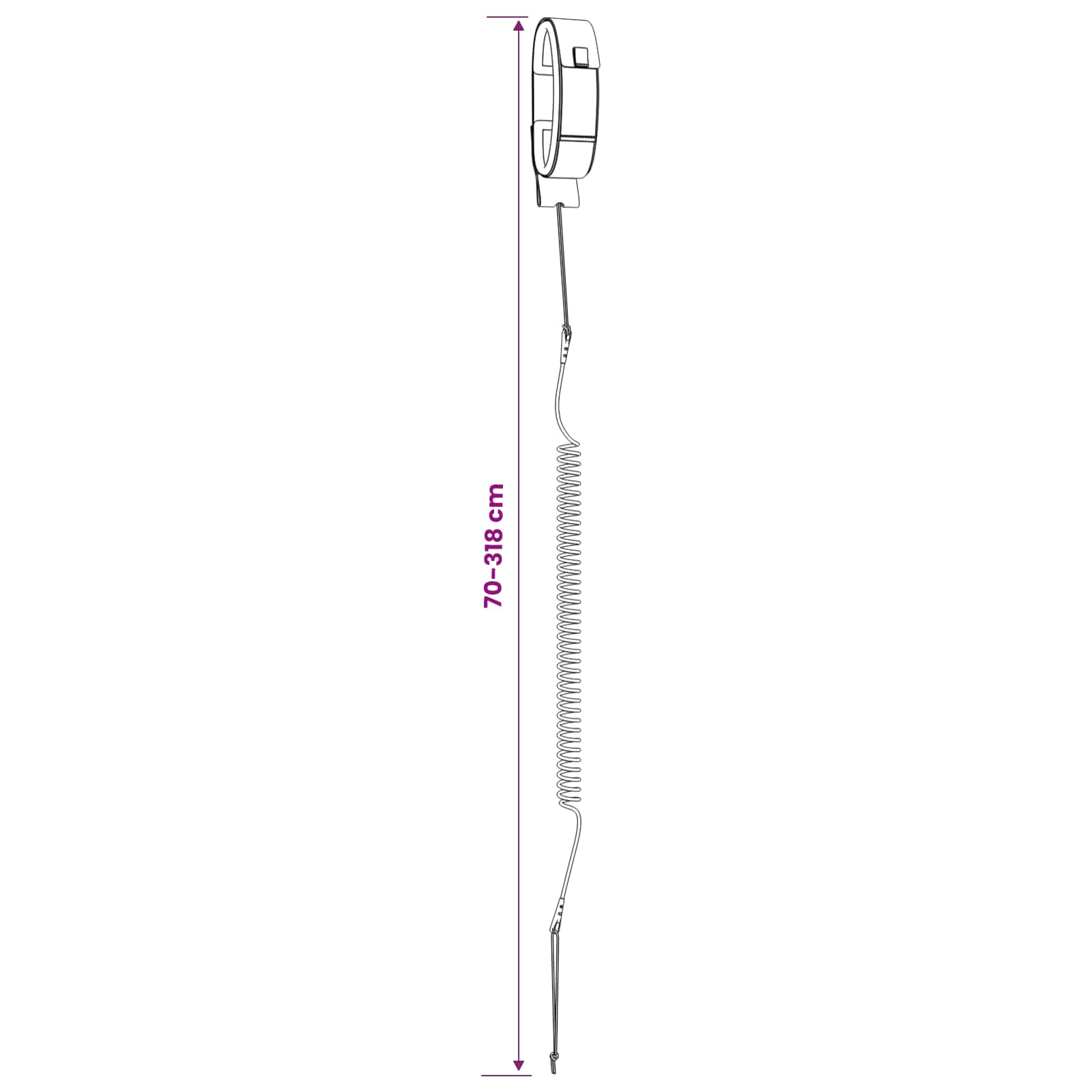 Leash per SUP 318 cm