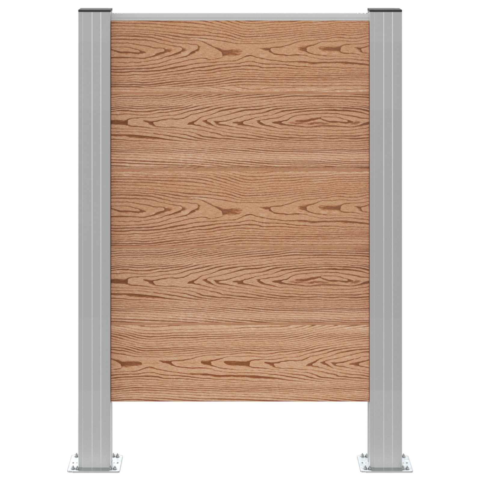 Recinzione Contenitore per Rifiuti Marrone 85 x 12 x 115 cm