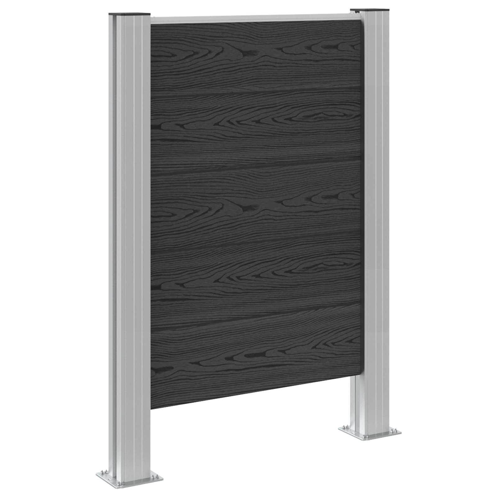 Recinzione Contenitore per Rifiuti Grigio 85 x 12 x 115 cm