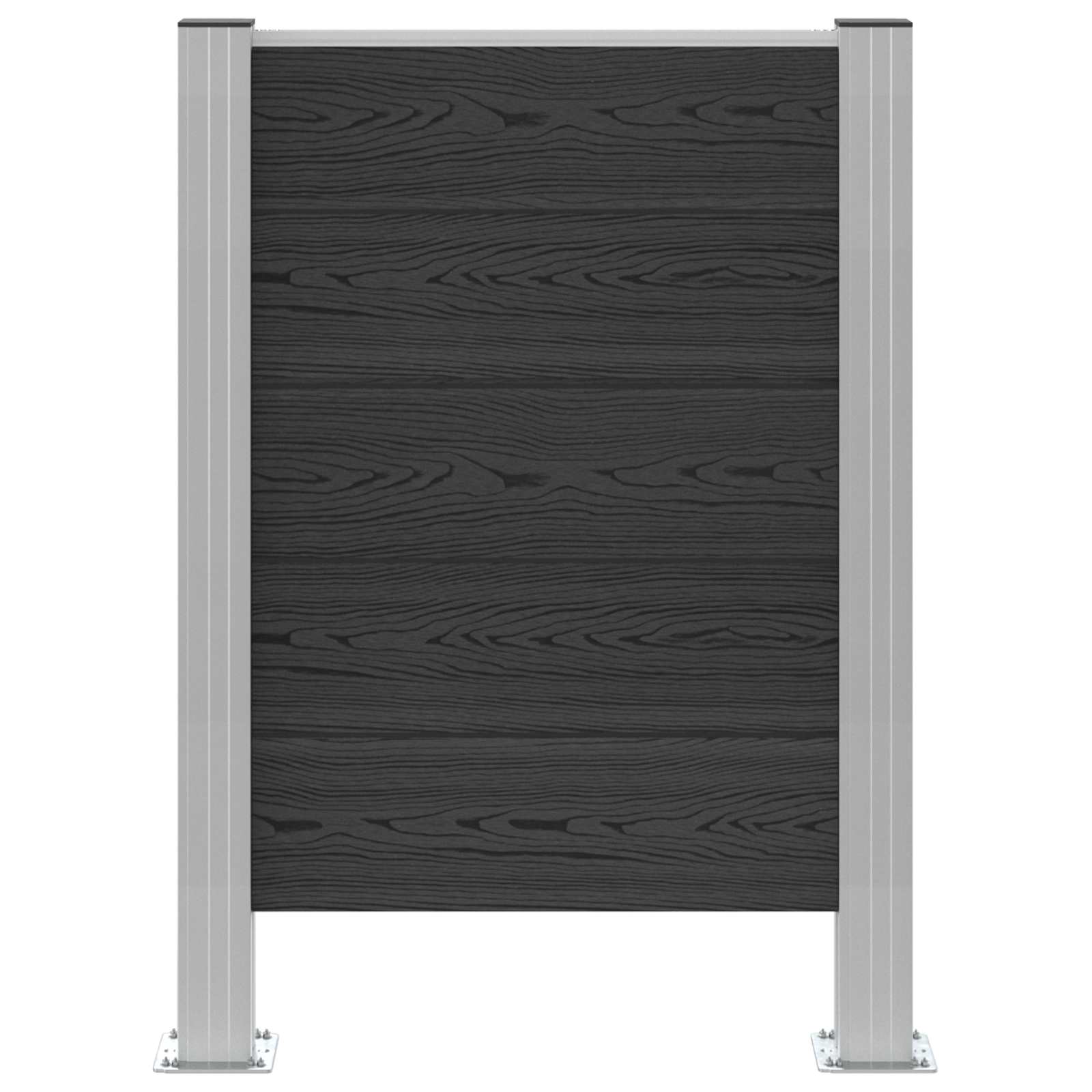 Recinzione Contenitore per Rifiuti Grigio 85 x 12 x 115 cm