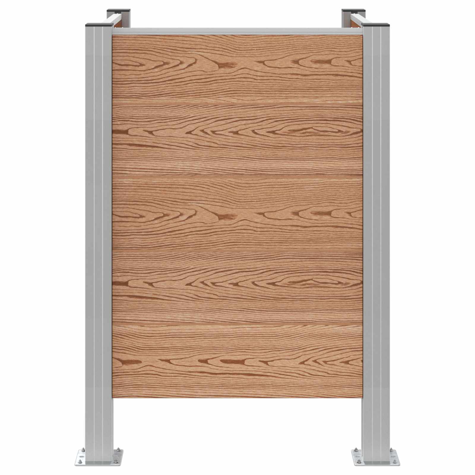 Recinzione Contenitore per Rifiuti Marrone 85 x 85 x 115 cm