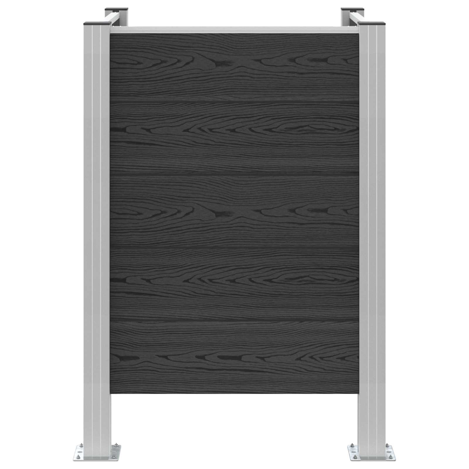 Recinzione Contenitore per Rifiuti Grigio 85 x 85 x 115 cm