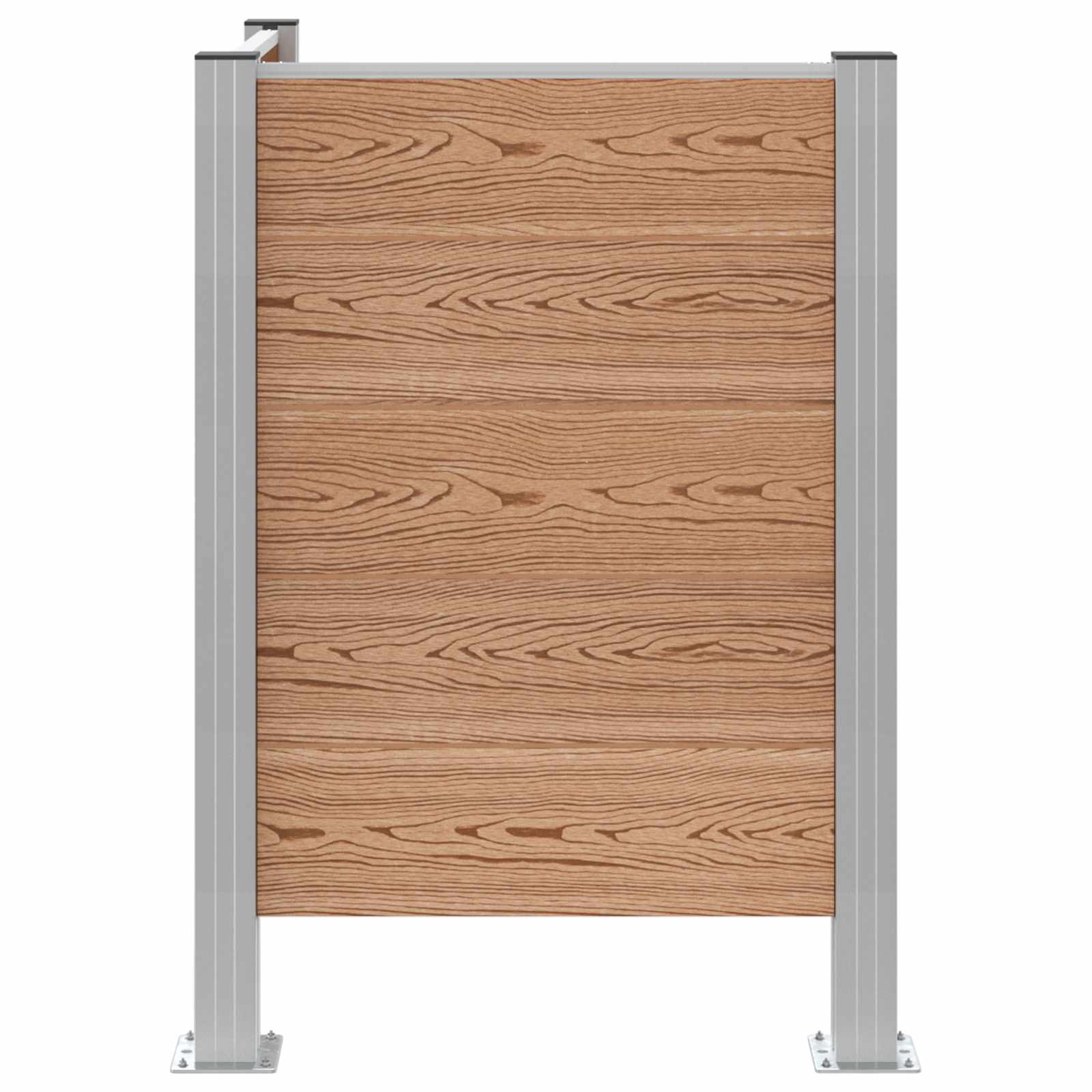 Recinzione Contenitore per Rifiuti Marrone 85 x 85 x 115 cm