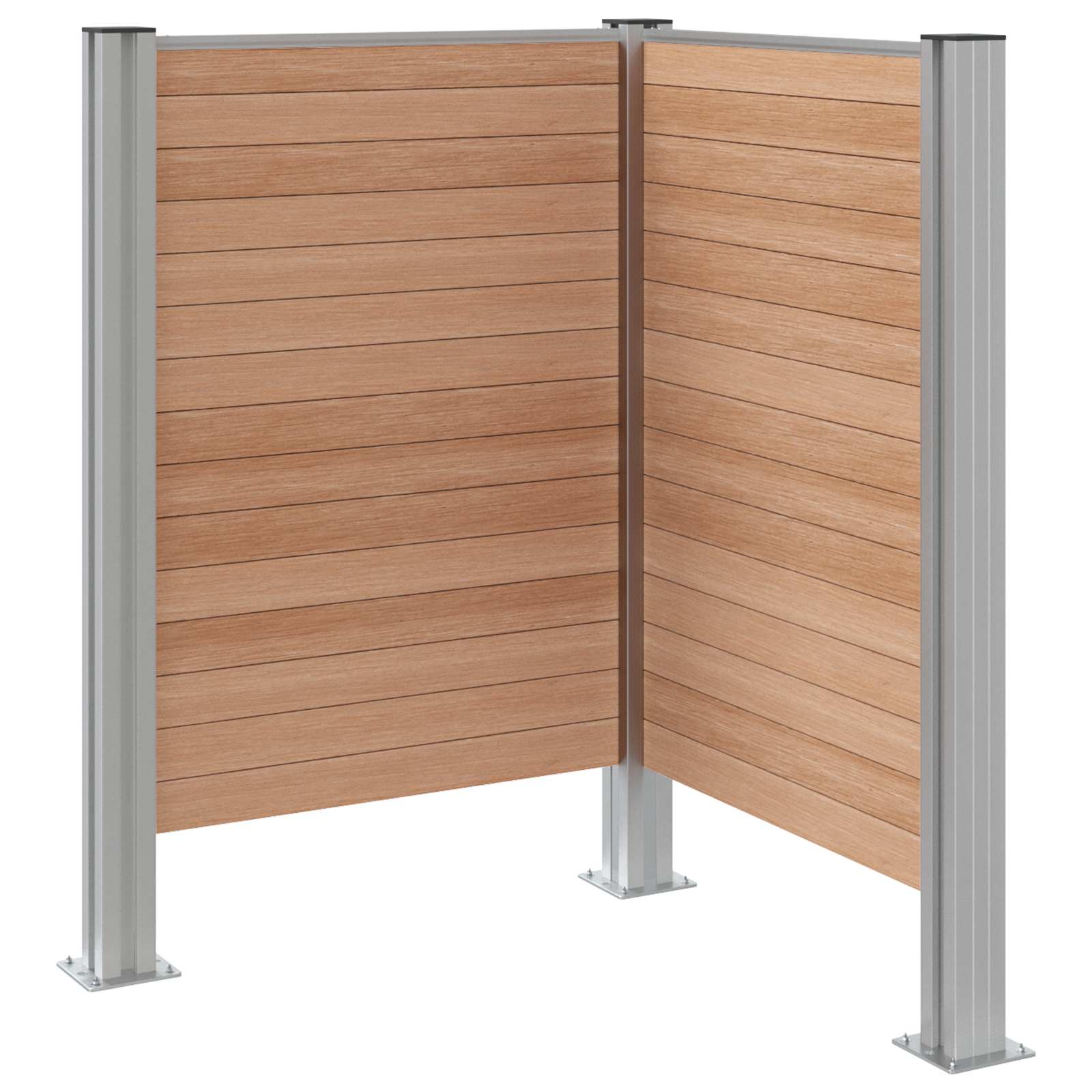 Recinzione Contenitore per Rifiuti Marrone 85 x 85 x 115 cm