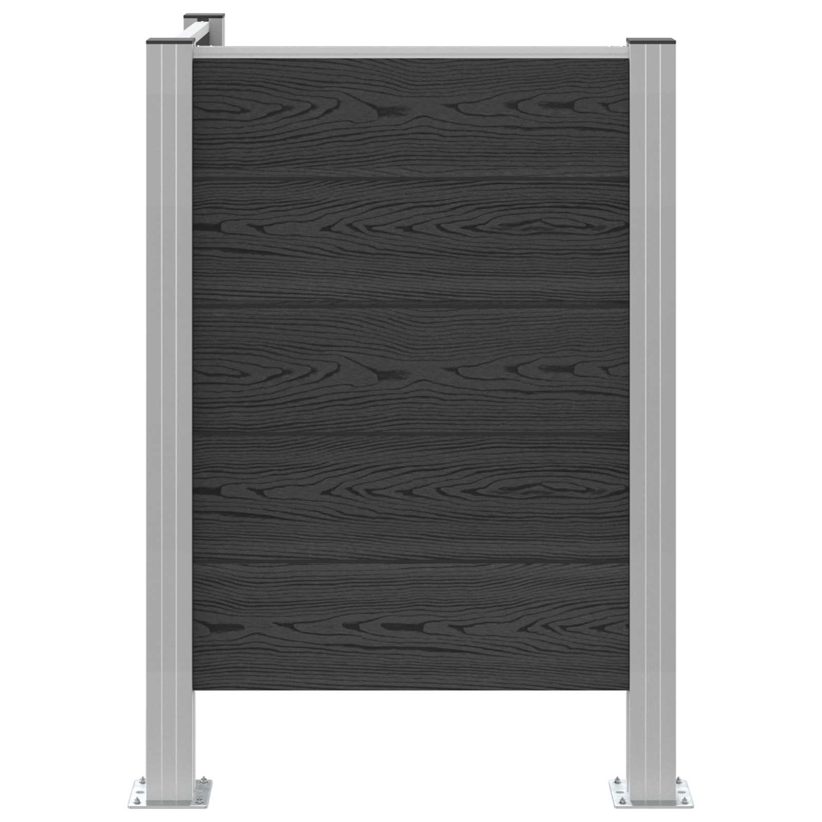 Recinzione Contenitore per Rifiuti Grigio 85 x 85 x 115 cm