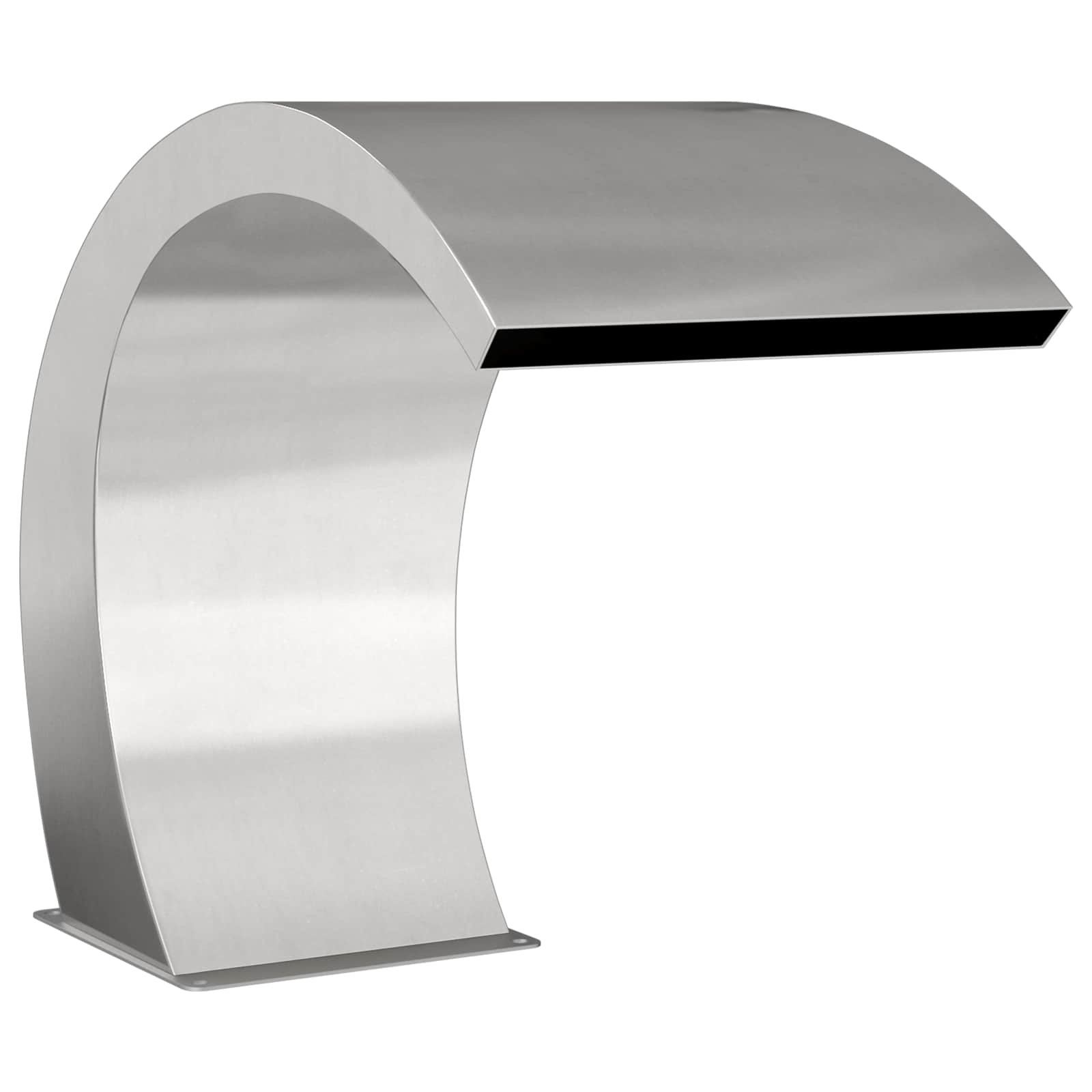 Fontana da Piscina Acciaio Inox 61 x 30 x 45 cm Argento