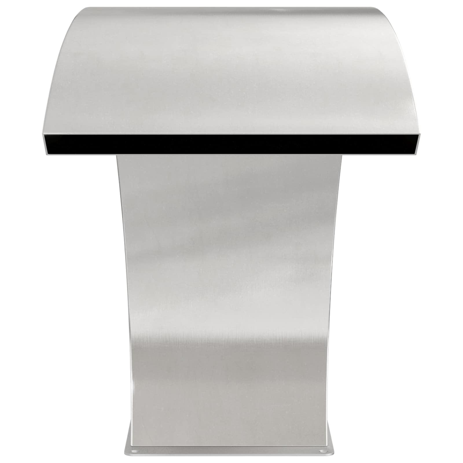 Fontana da Piscina Acciaio Inox 61 x 30 x 45 cm Argento