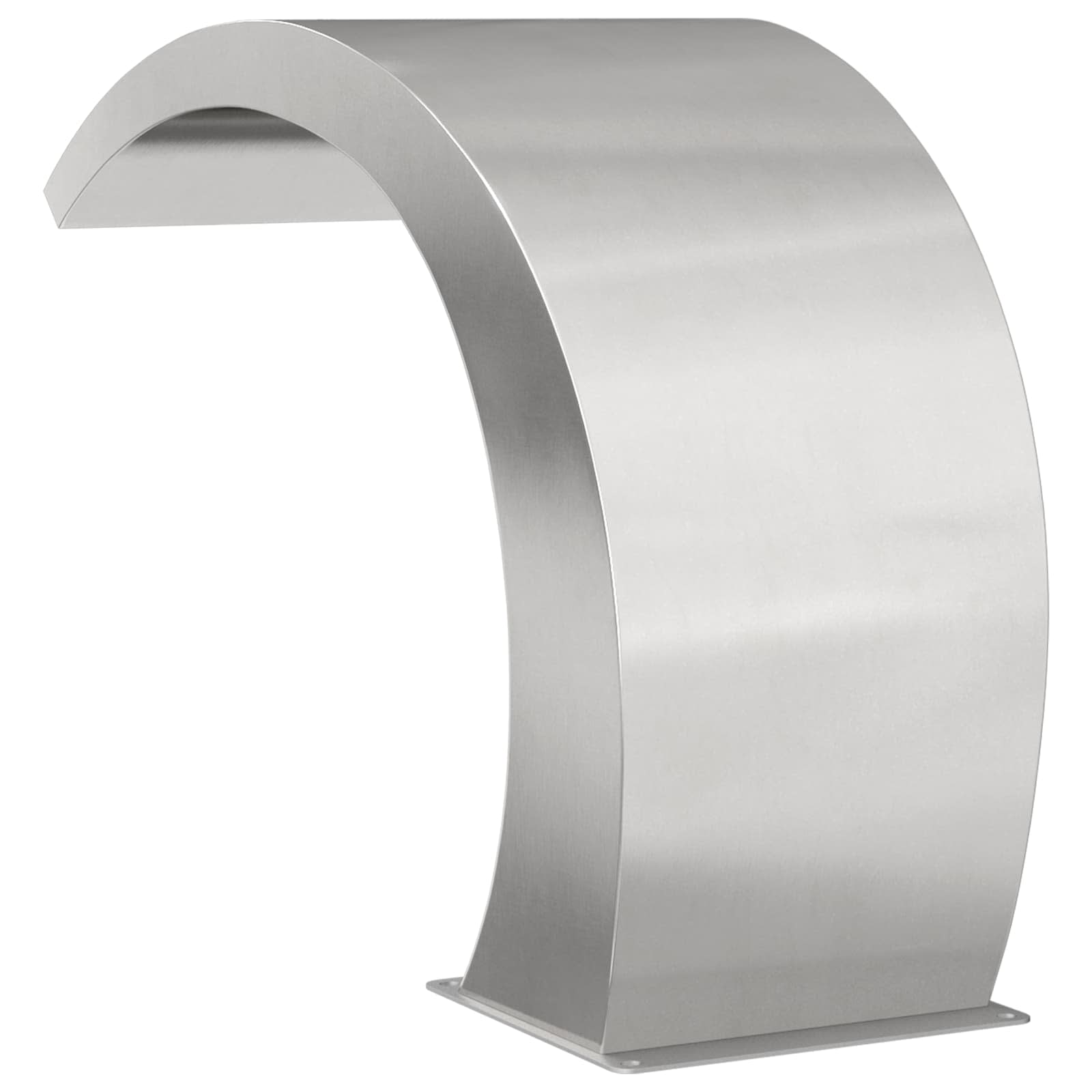 Fontana da Piscina Acciaio Inox 61 x 30 x 45 cm Argento