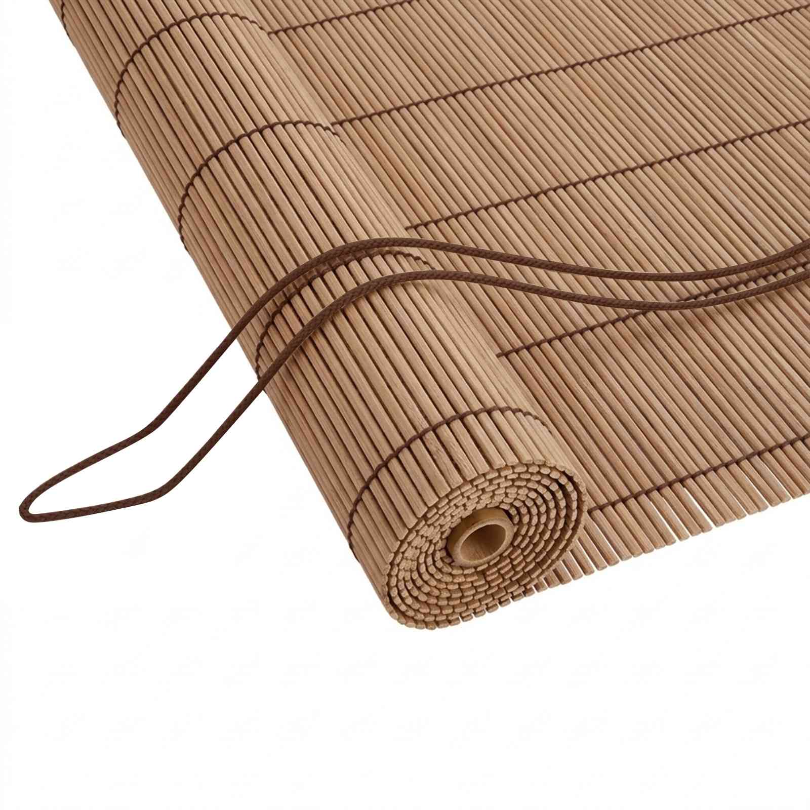 Tenda a rullo Marrone 70 x 160 cm Bambù