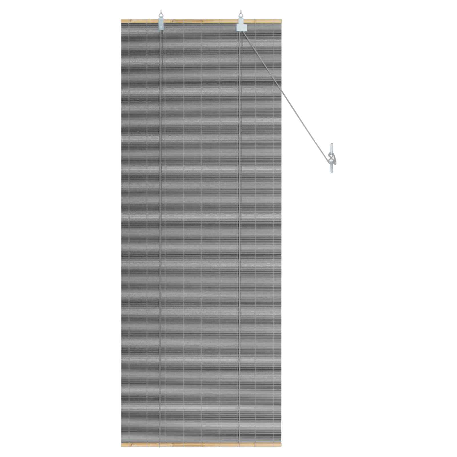 Tenda a rullo Grigio 70 x 160 cm Bambù