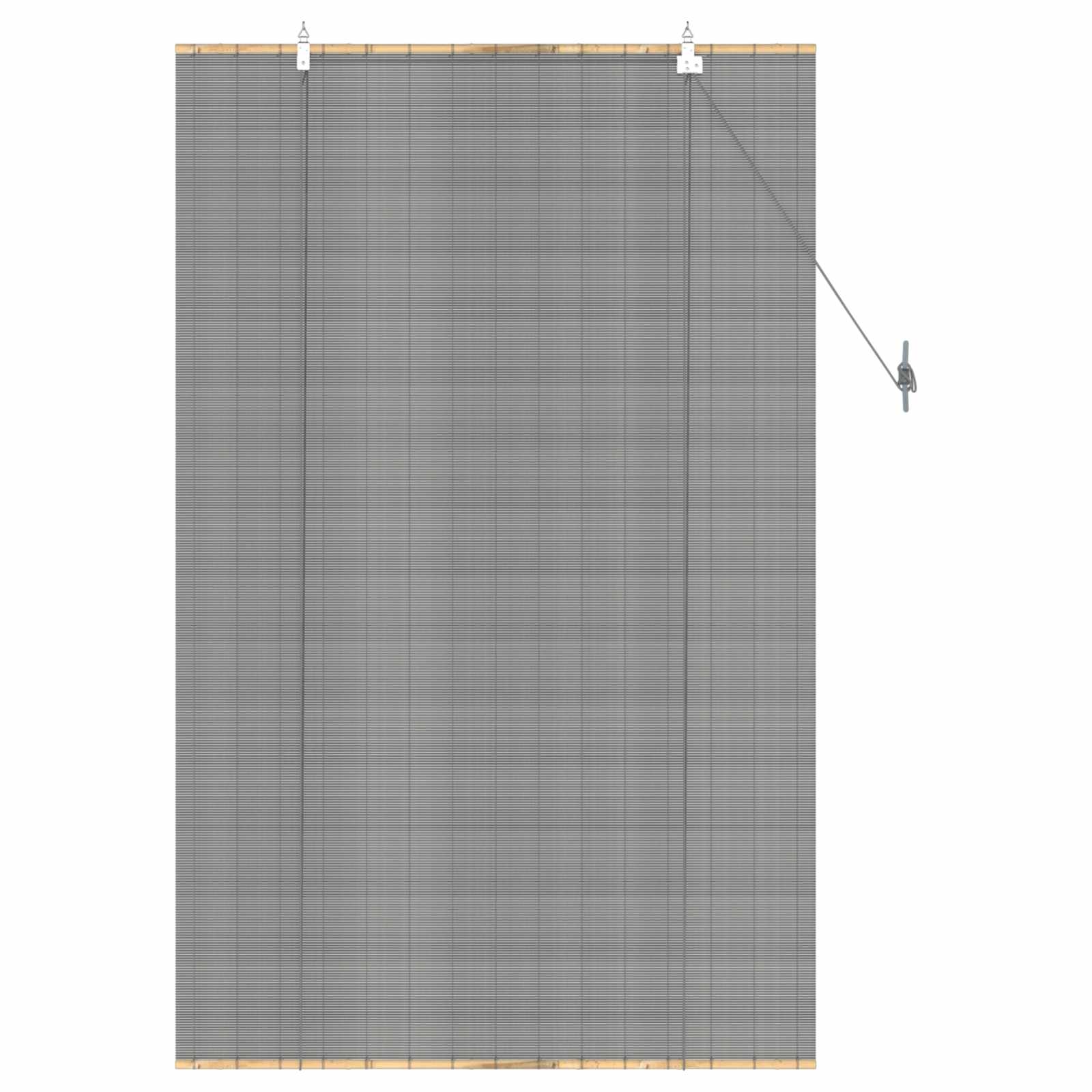 Tenda a rullo Grigio 80 x 160 cm Bambù