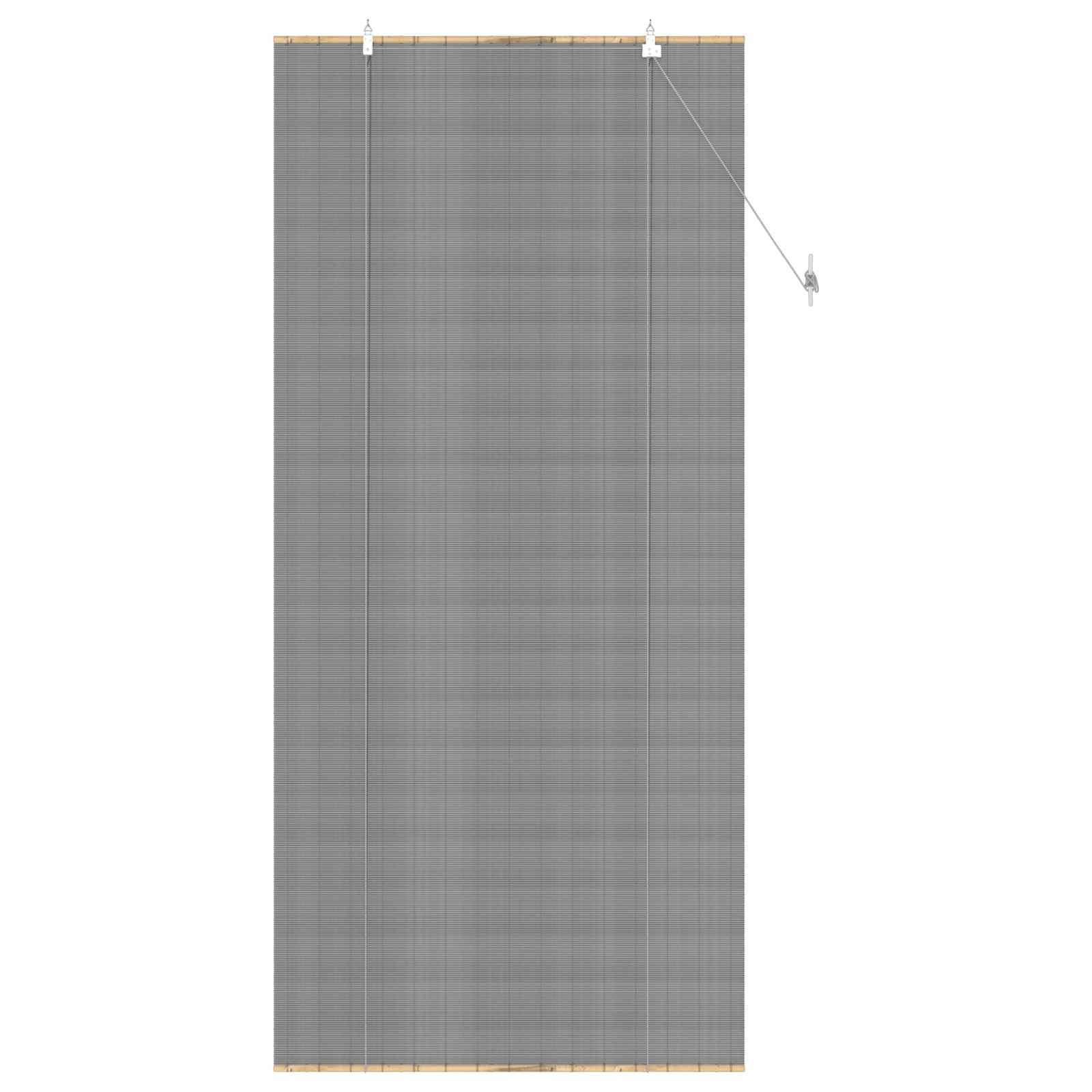 Tenda a rullo Grigio 90 x 220 cm Bambù