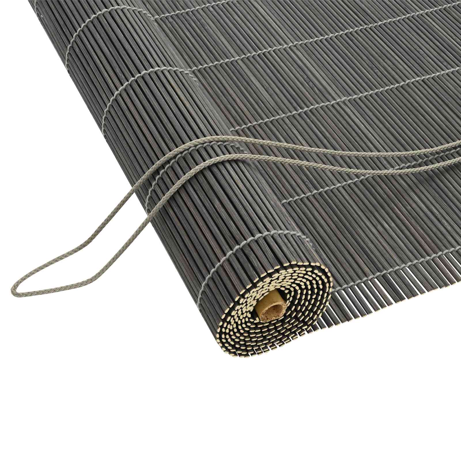 Tenda a rullo Grigio 140 x 220 cm Bambù