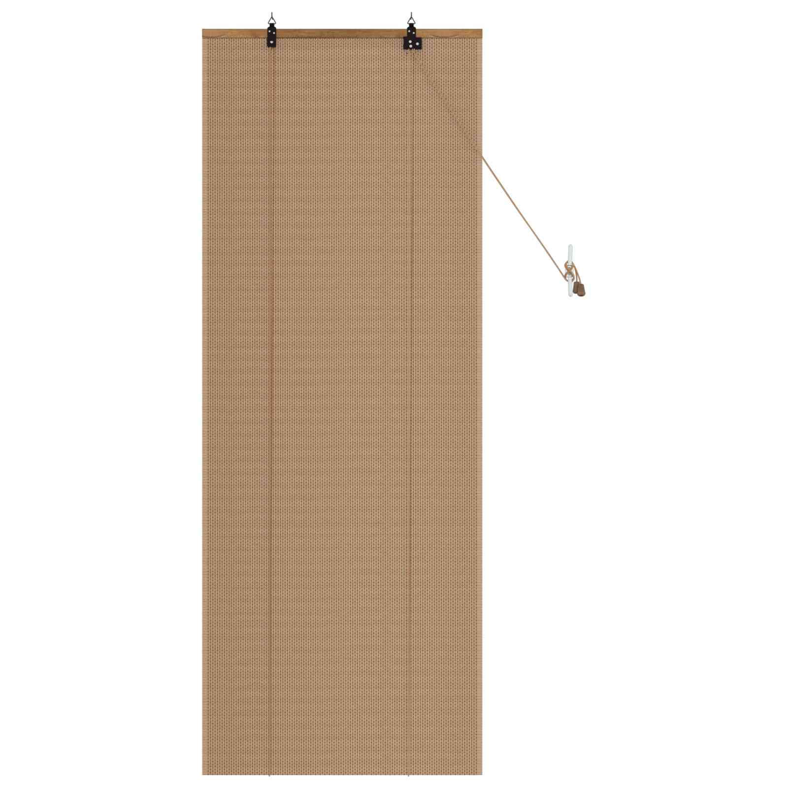 Tenda a rullo Marrone 60 x 160 cm Bambù