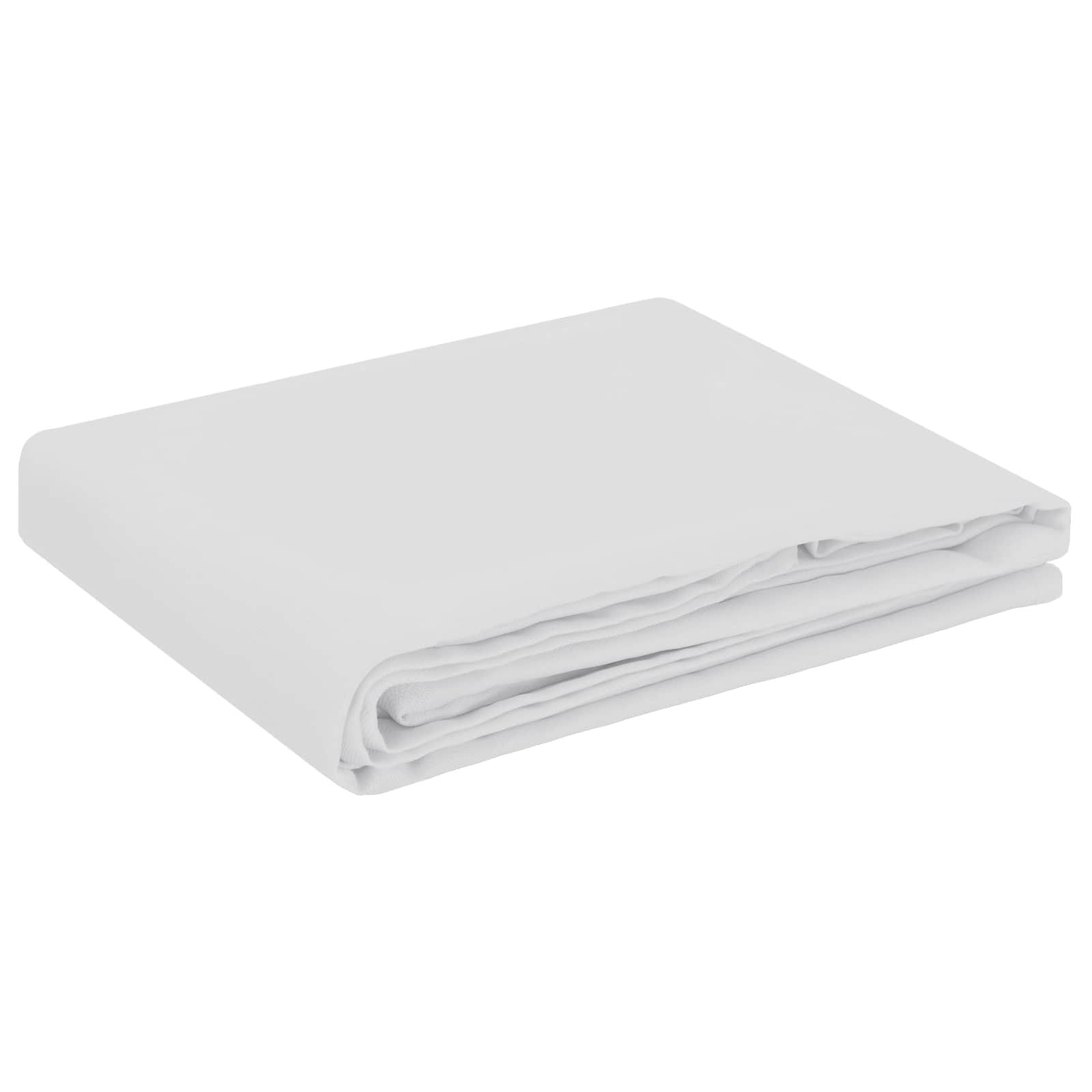 Tovaglia da Tavolo Quadrato Bianco 140 x 140 cm Poliestere