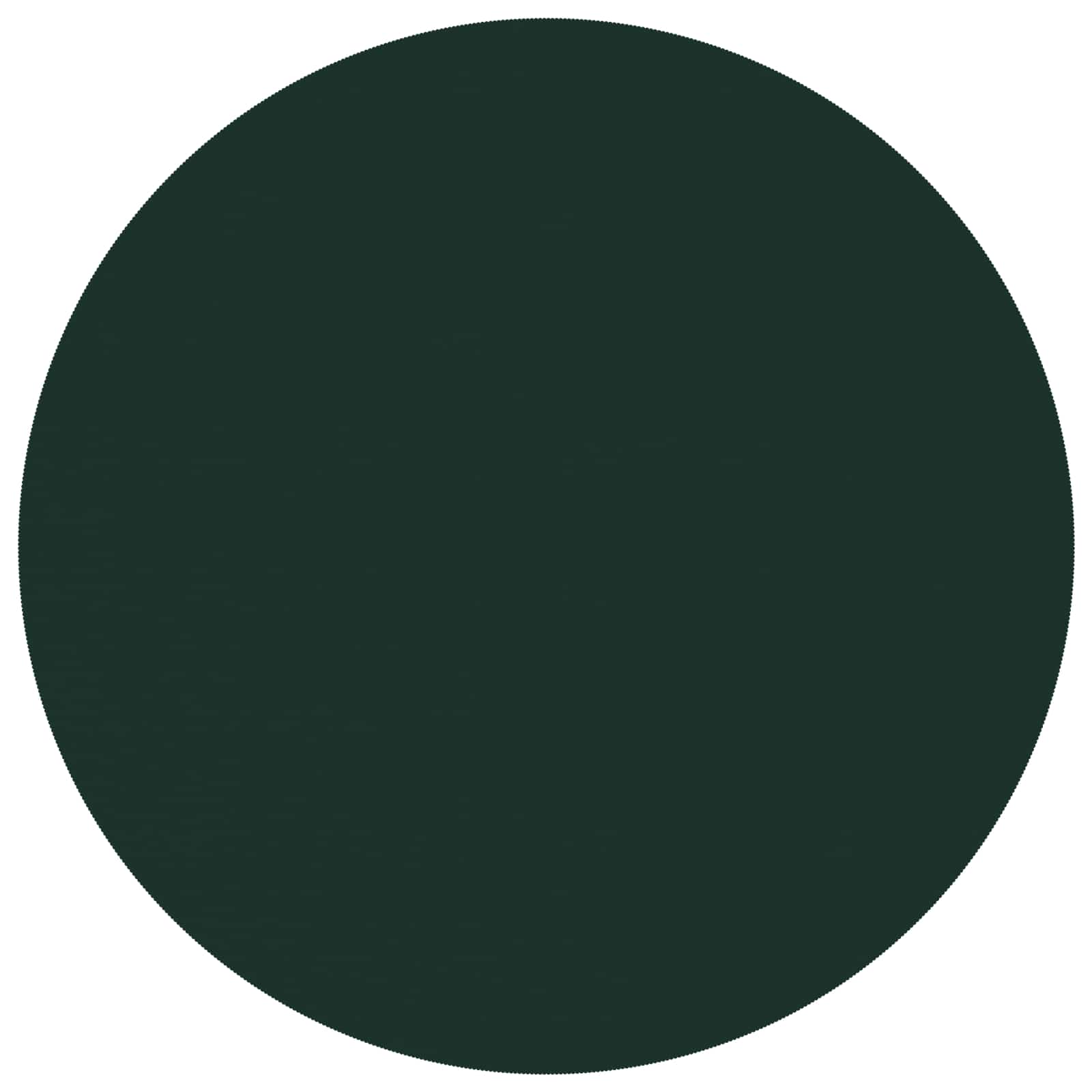 Tovaglia da Tavolo Rotondo Verde Scuro Ø 180 cm Poliestere