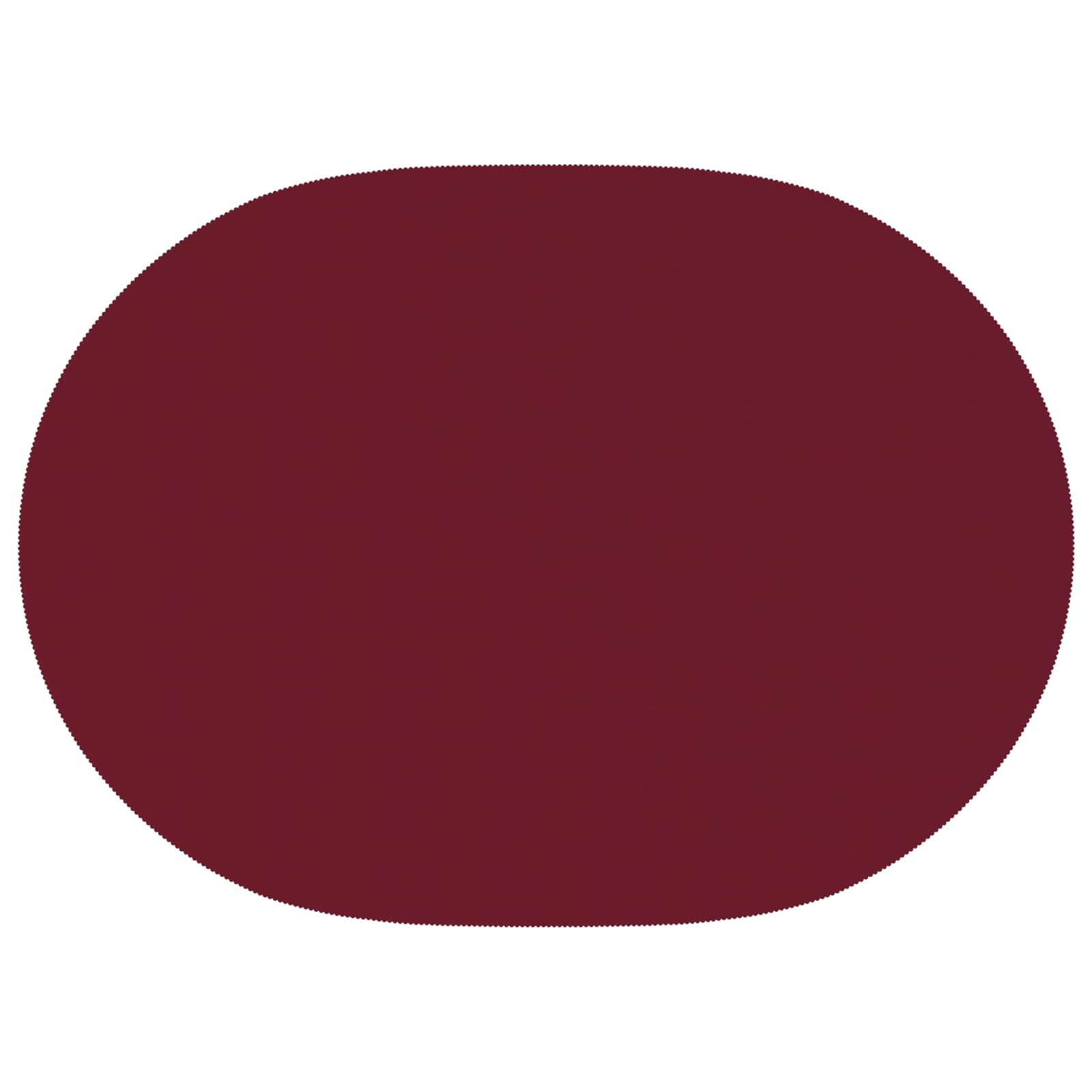 Tovaglia da Tavolo Ovale Rosso Vino 160 x 220 cm Poliestere