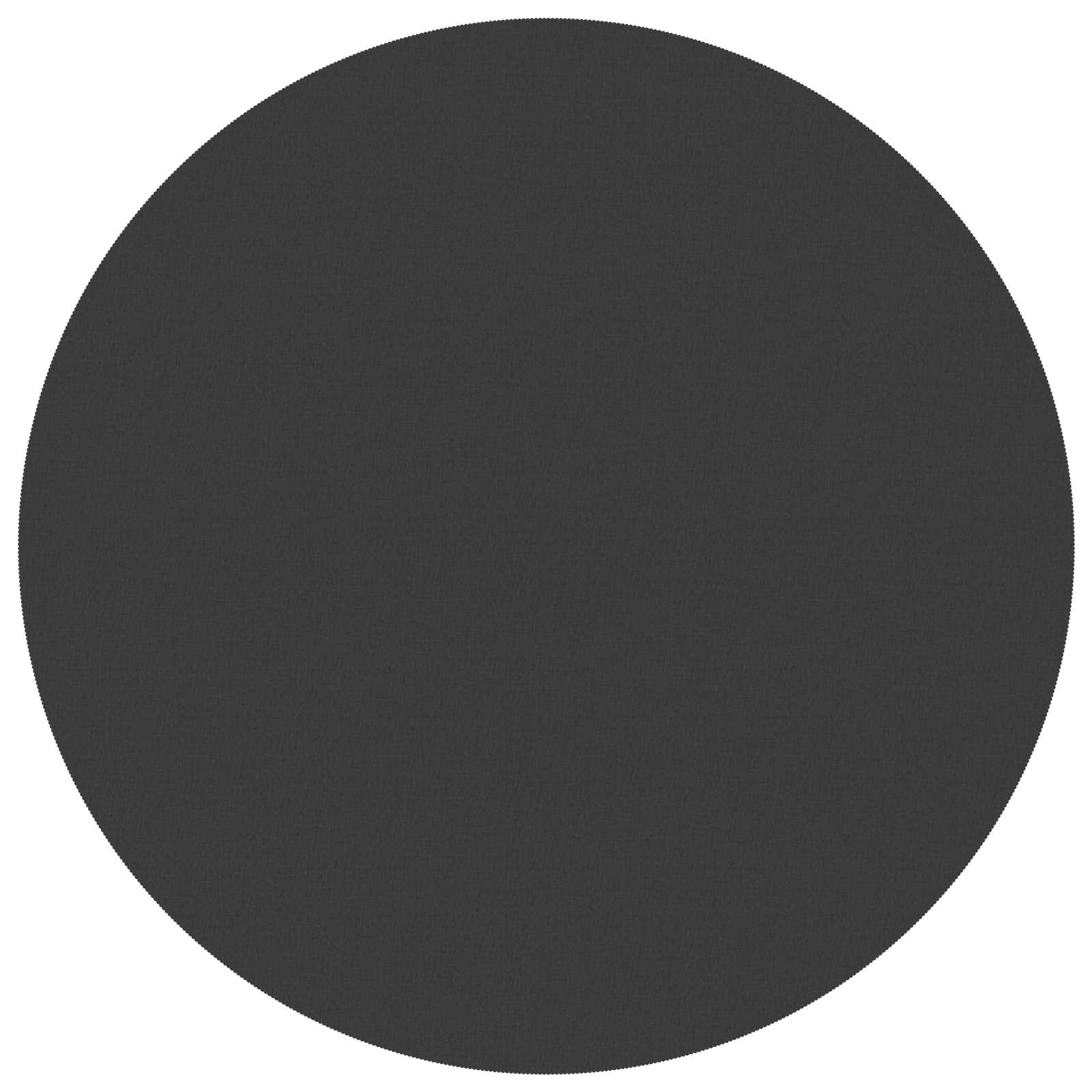 Tovaglia da Tavolo Rotondo Grigio Scuro Ø 160 cm