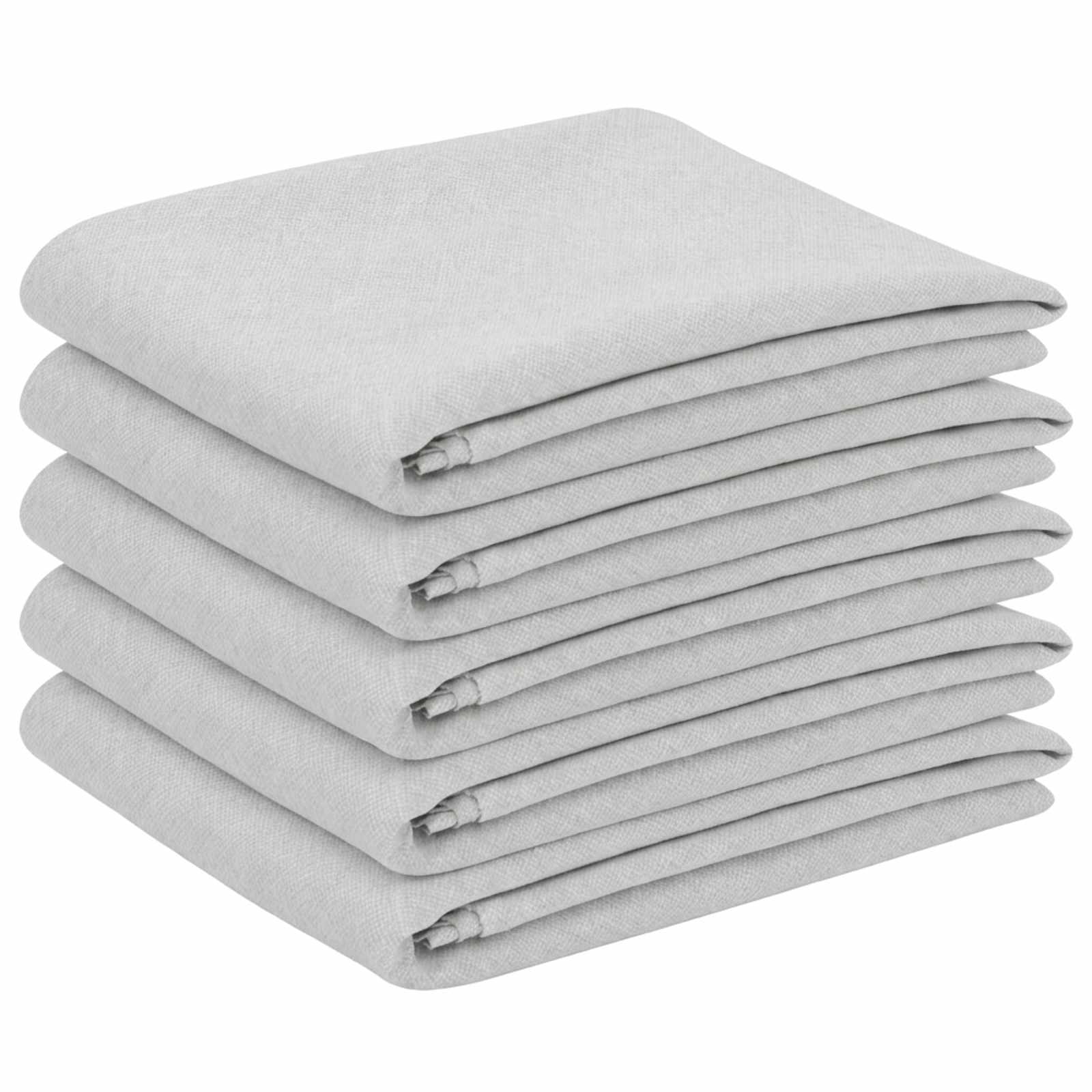 Tovaglia da Tavolo 5 pz Rotondo Bianco Ø 140 cm