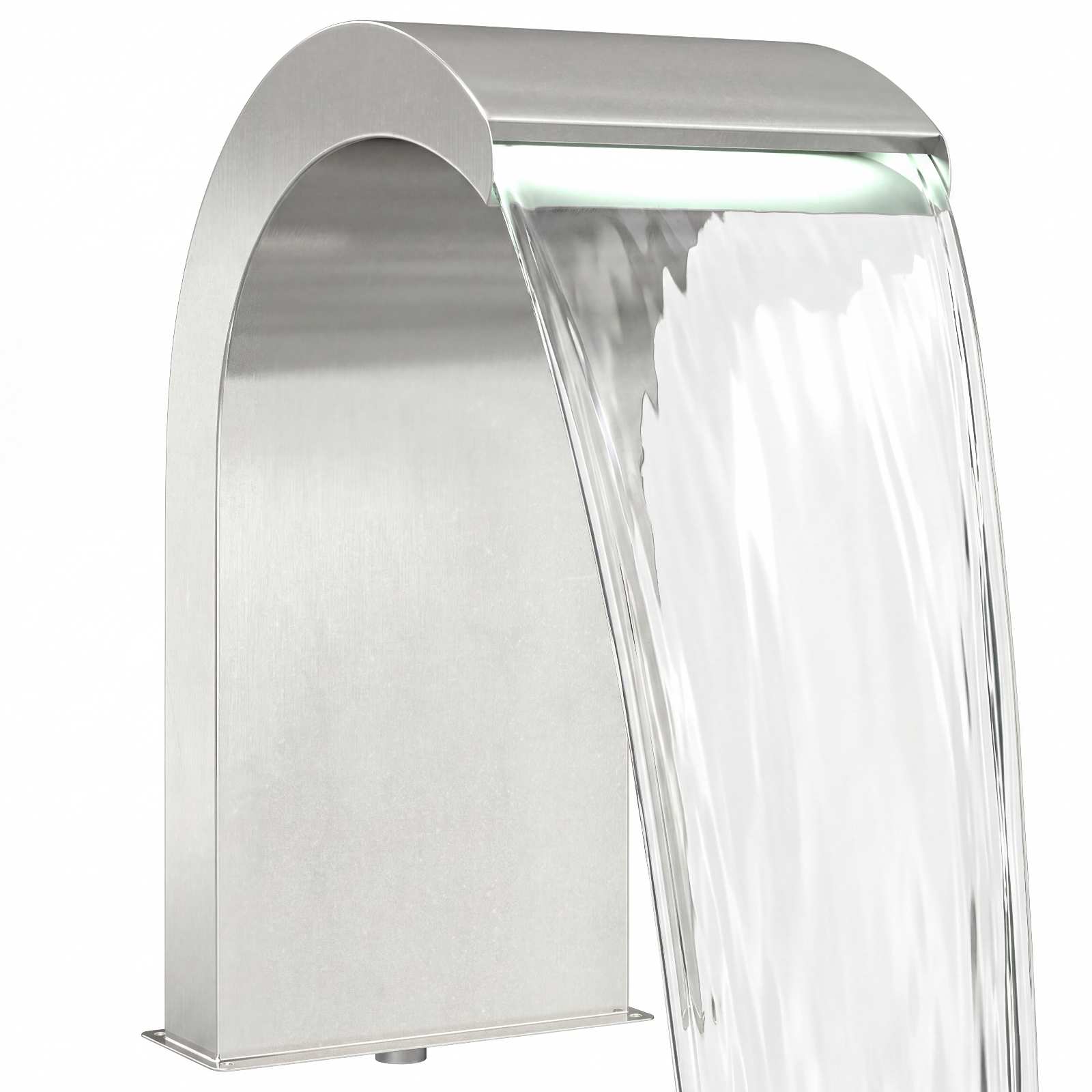 Cascata da Piscina con Luce LED Acciaio Inox 304