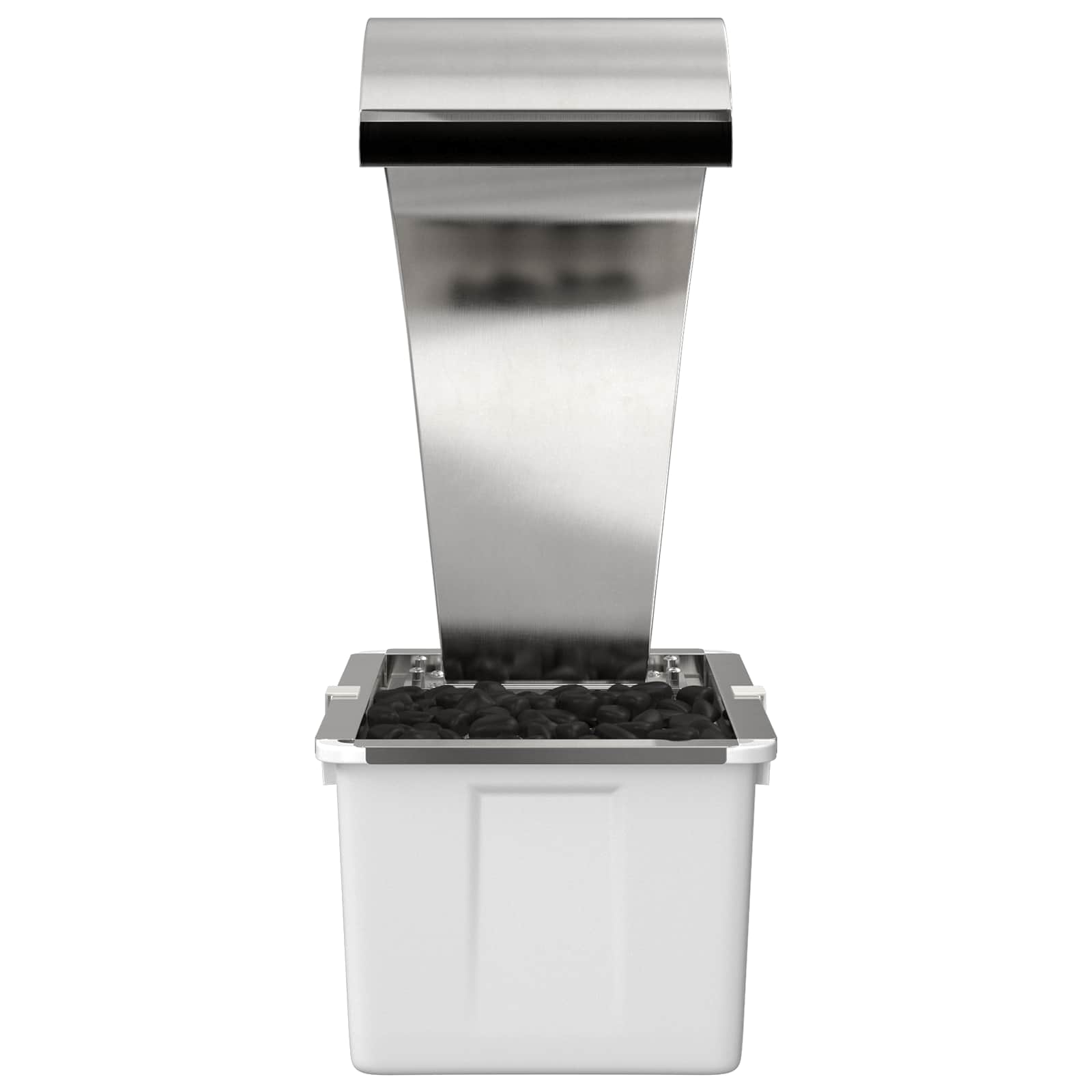 Cascata da Giardino Acciaio Inox 304 54,5 x 34 x 83 cm Argento
